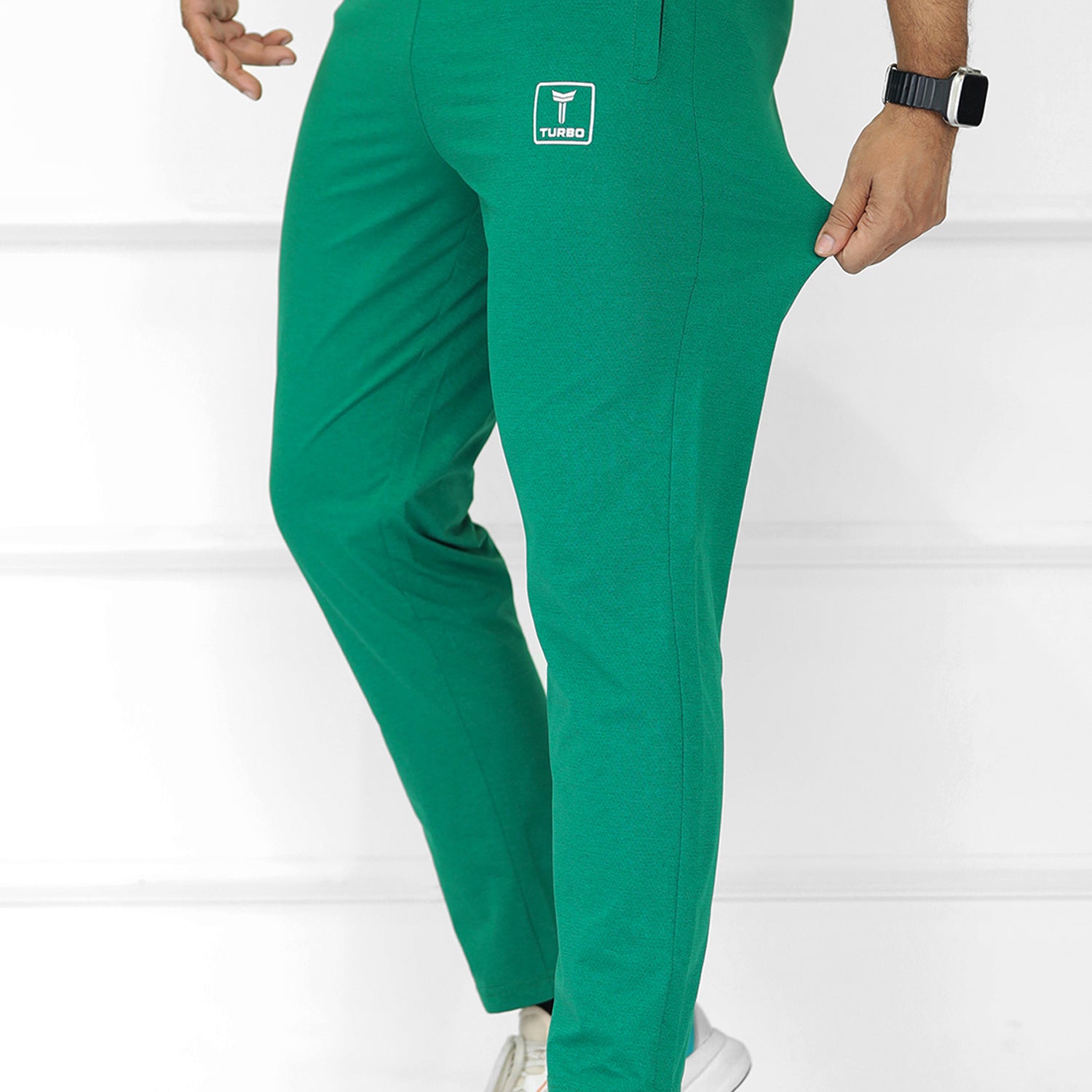 Turbo 'Fitness Club' Team Issue Sportswear Men's Dryfit Trouser In Green