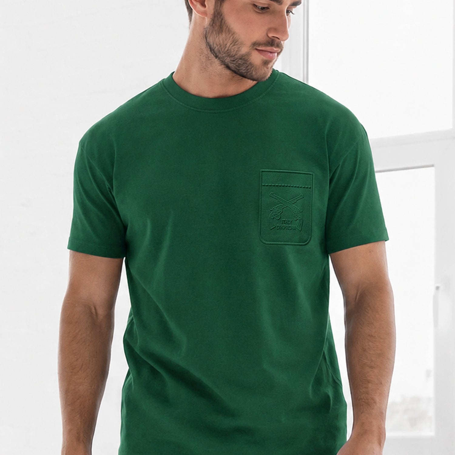 Mens Confection Monogram Round Neck T-Shirt*