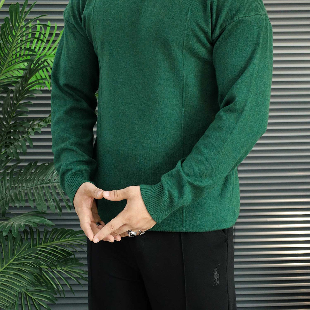 Turbo Clean Aesthetic Texture Style Imported Men's Sweater