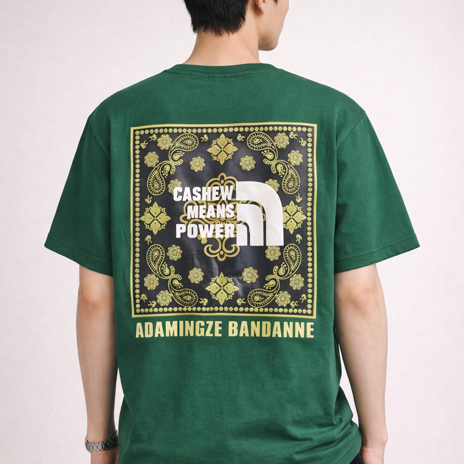 Mens Back Printed Style Graphic Tee*