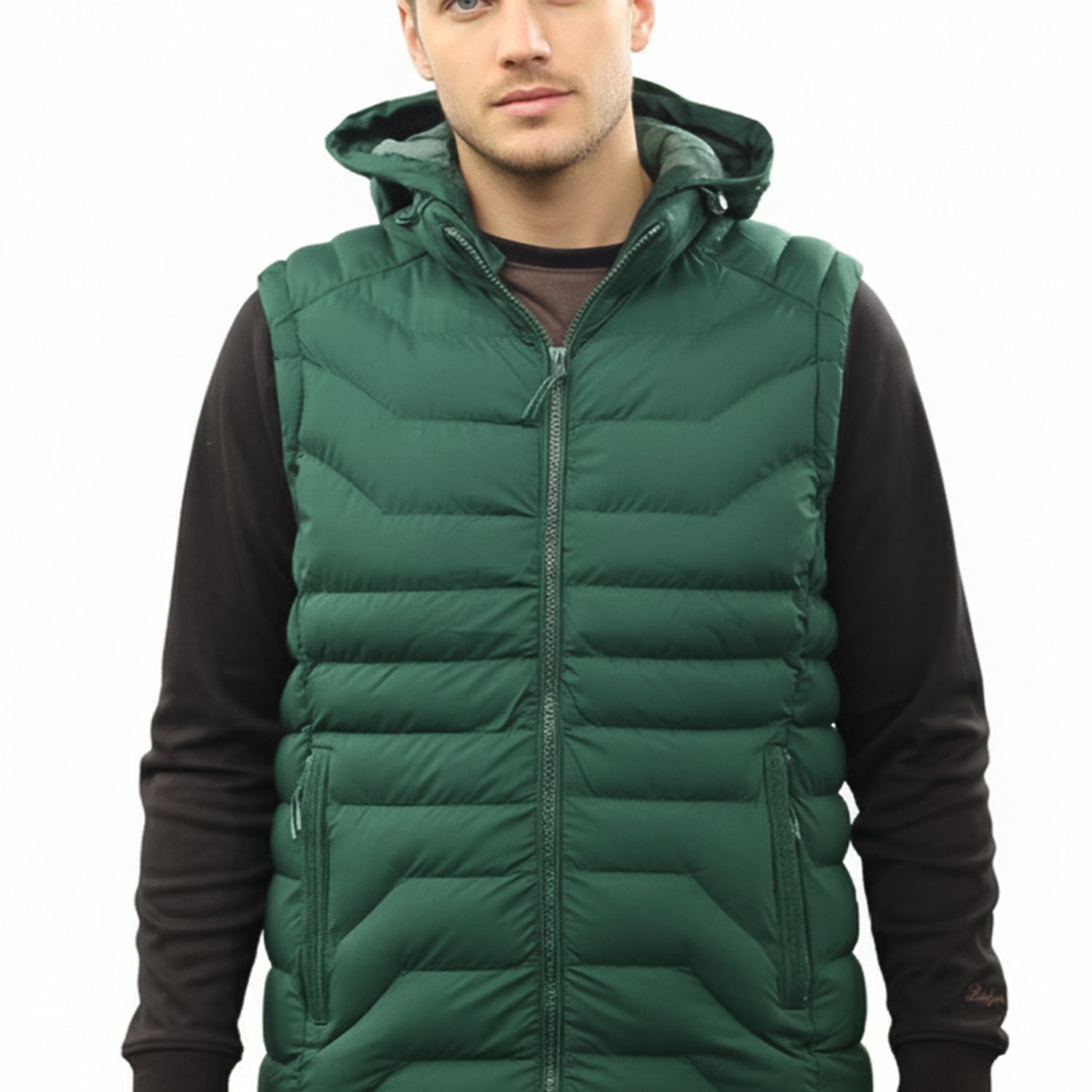 Stand Collar Imported Men's Gilet