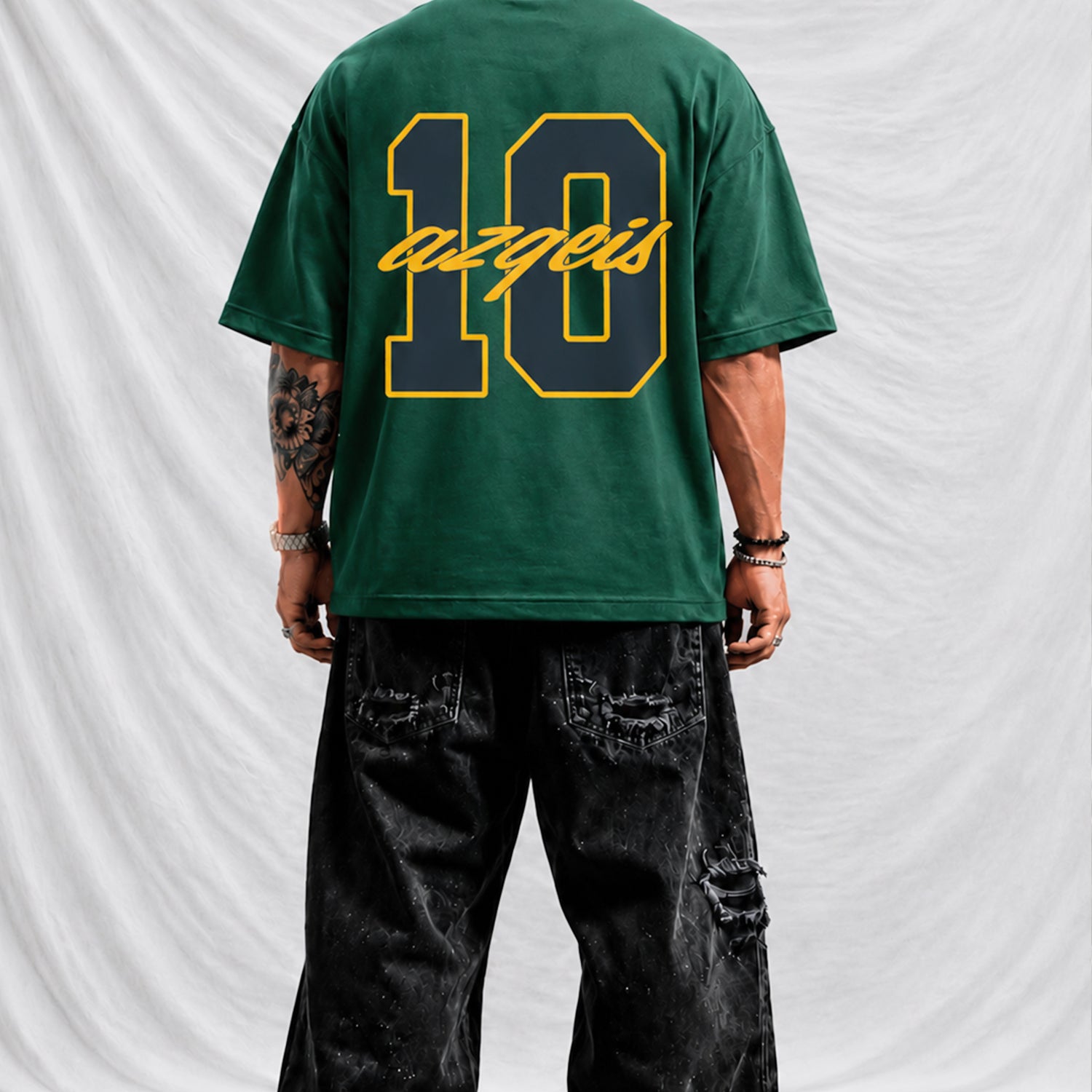 Turbo National Hip-Hop Oversize Men's Tee