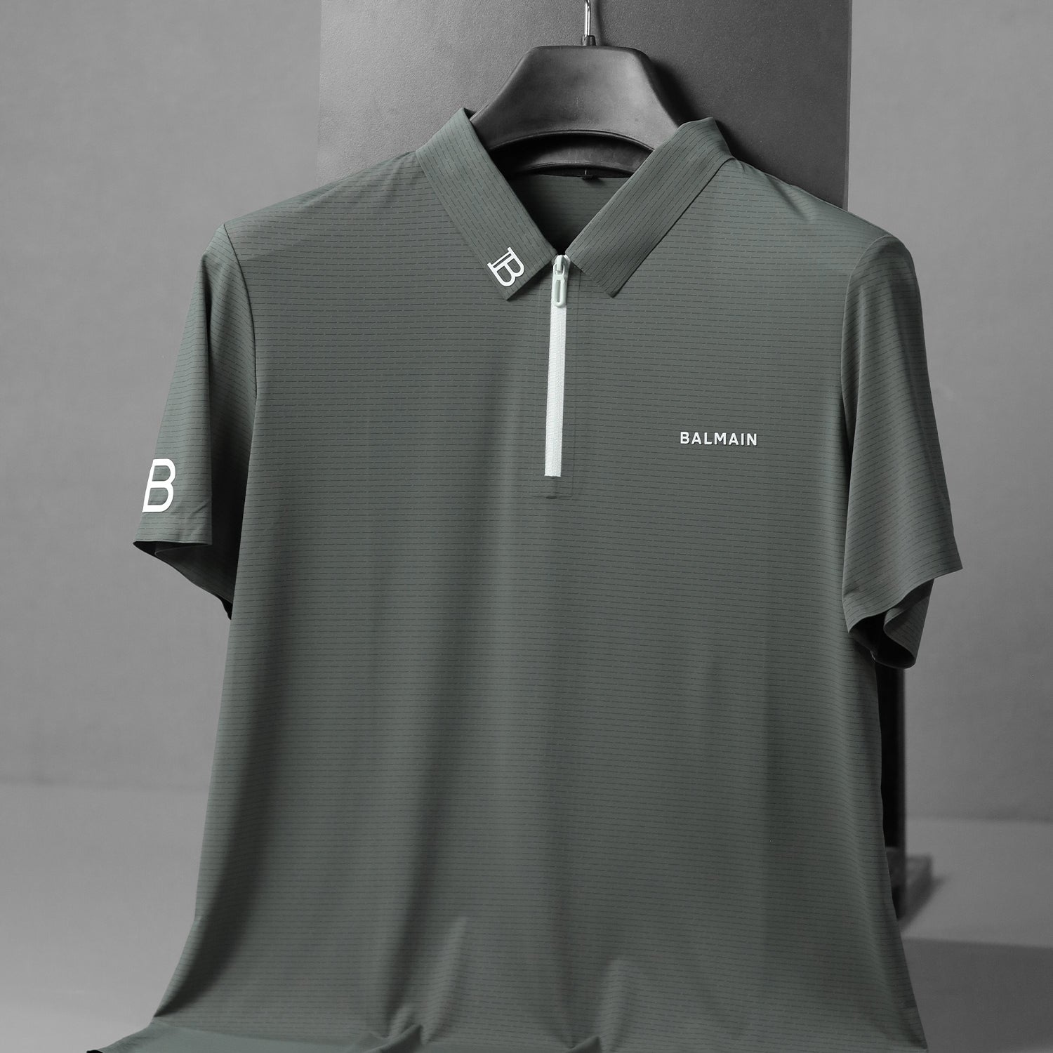 Blman Quarter-Zip Performance Imp Dry-Fit Polo