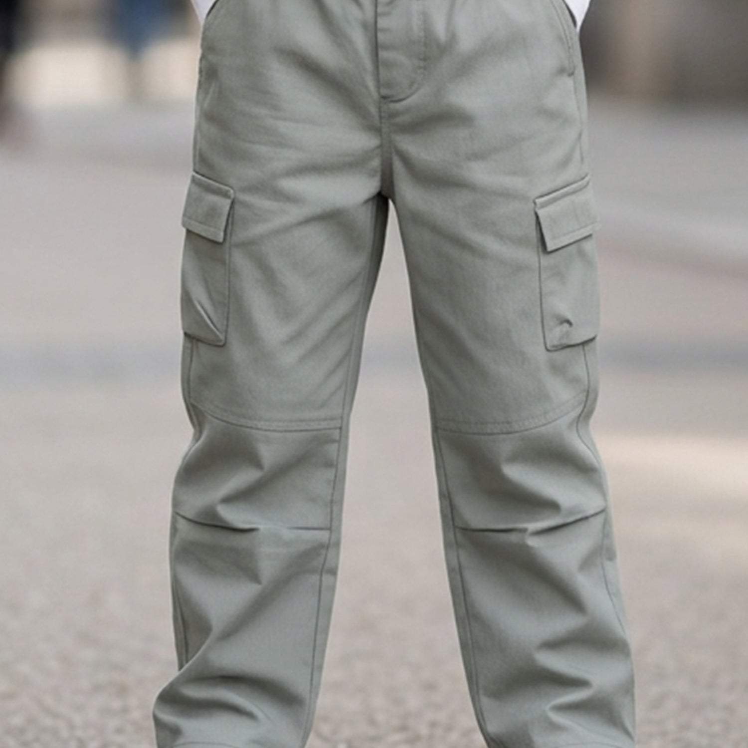 Turbo Relax-Fit Knitted Cargo Kids Trousers For Boys