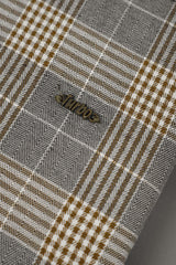 Turbo Plaid Pattern Creation Long Sleeve Cotton Casual Shirt