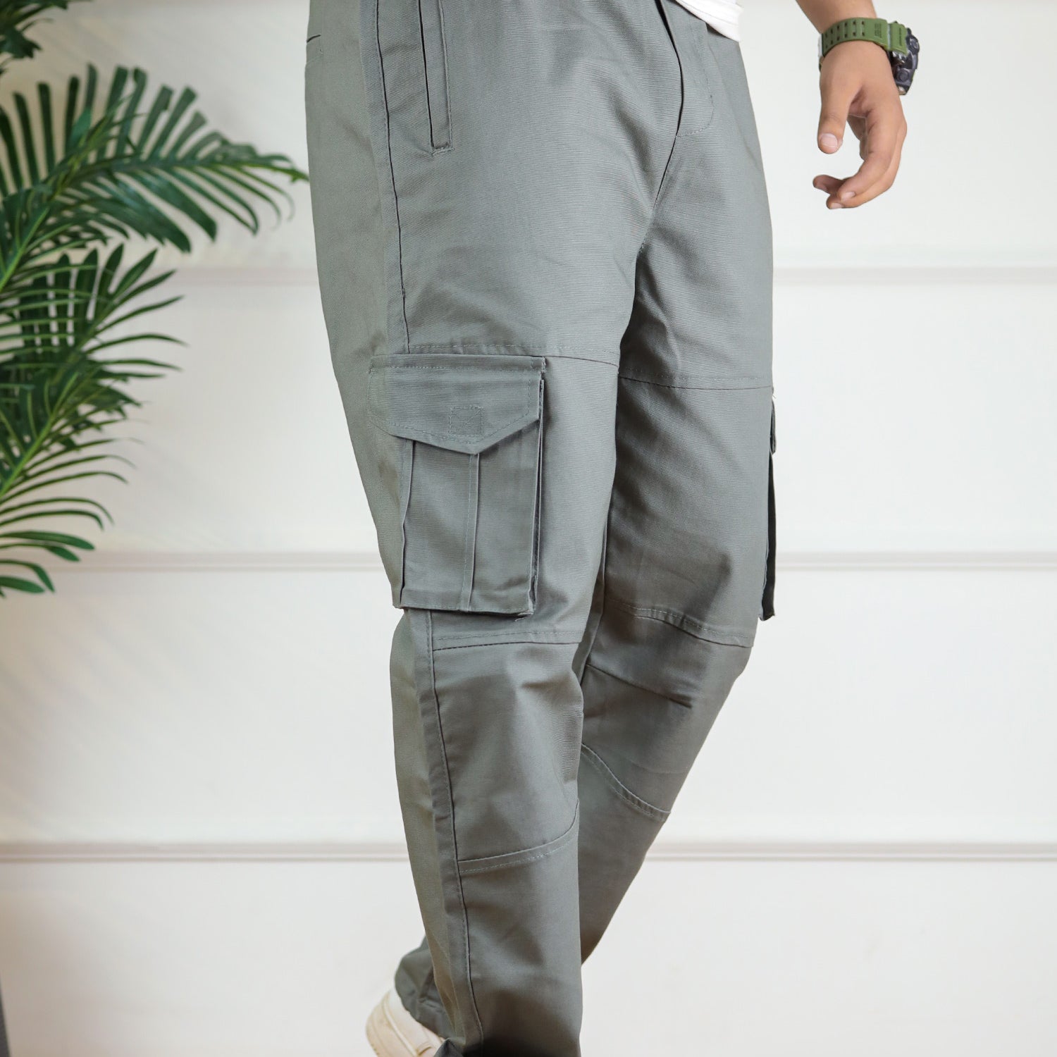 Turbo '5 Pocket' Field Ready Straight-Fit Cargo Trouser In Grey