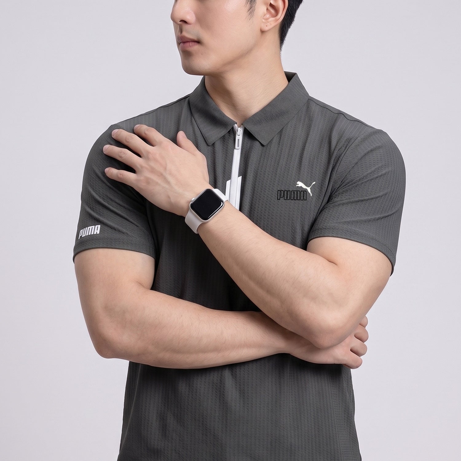 Pma distinct textured fabric Imp Dry-Fit Polo
