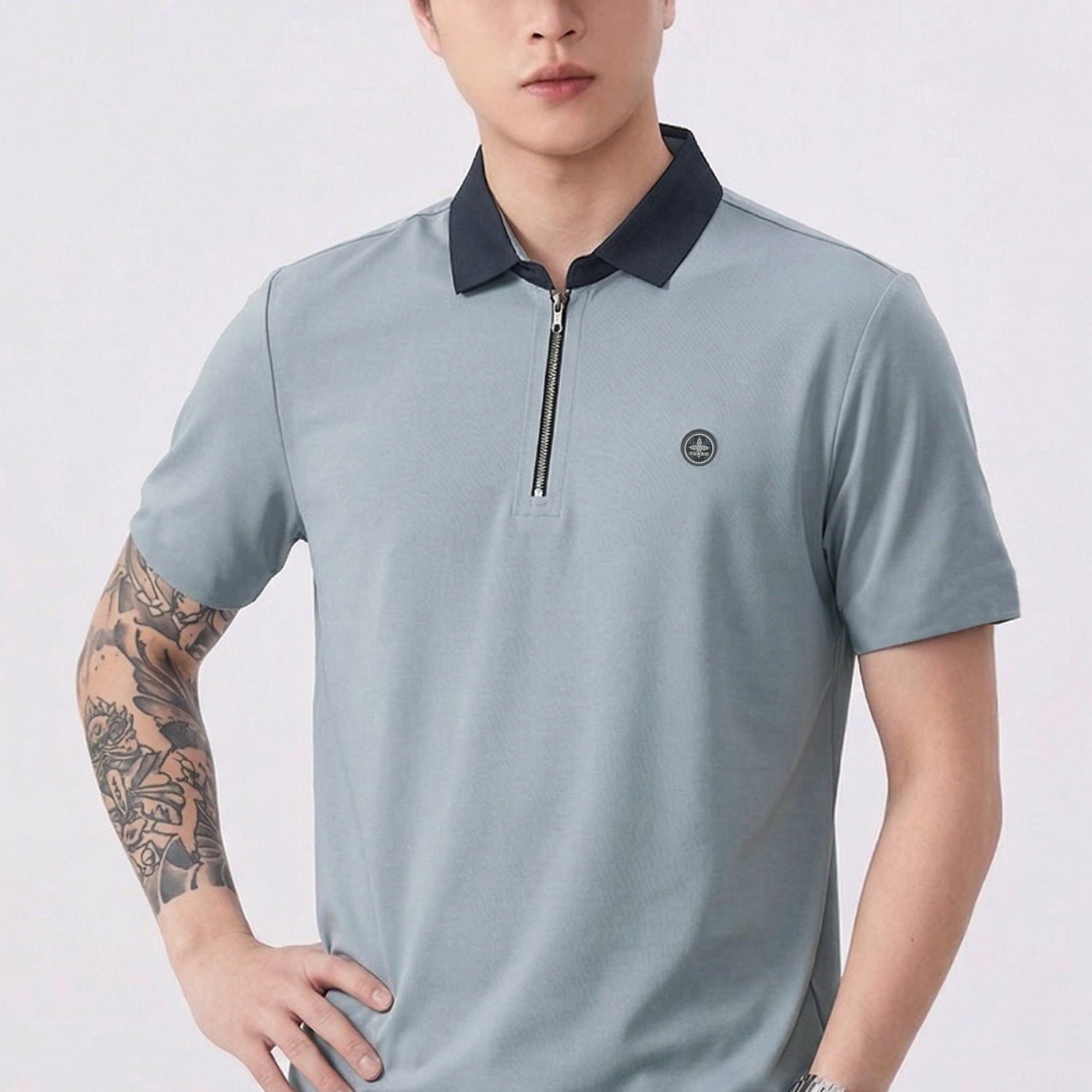 Turbo "AeroZip Elite" Men's Polo T-Shirt