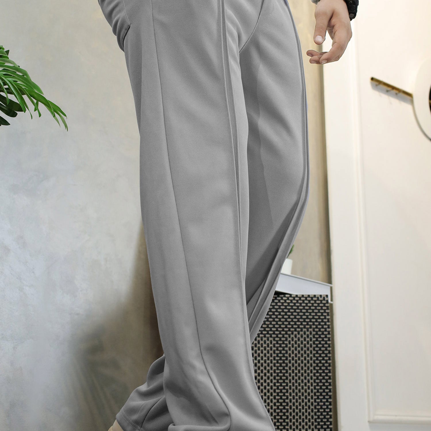 Turbo Poplin Front-Double Line Trouser