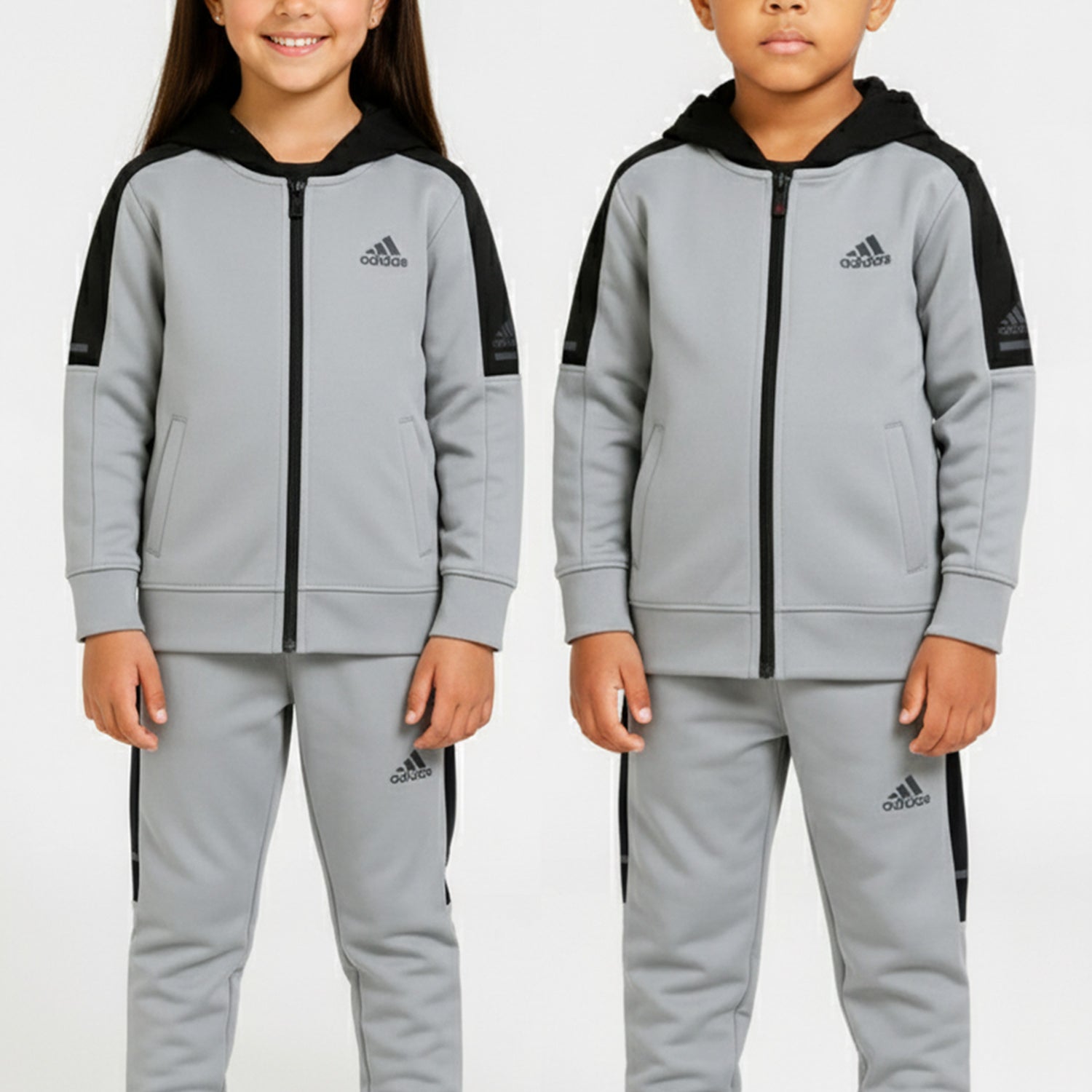 Adds Essential Performance Hooded Unisex Kids Tracksuit