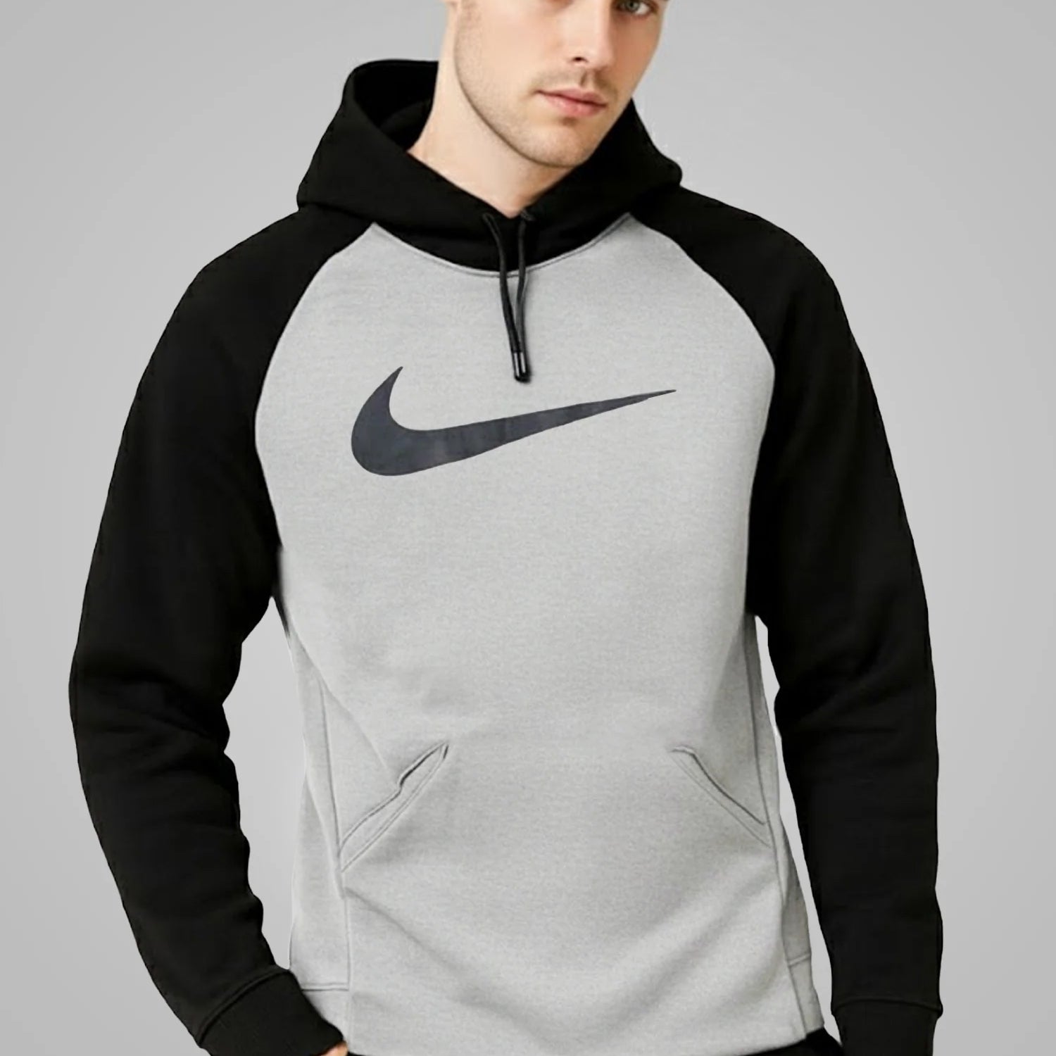 Nke T Shoulder Style Typography Hoodie