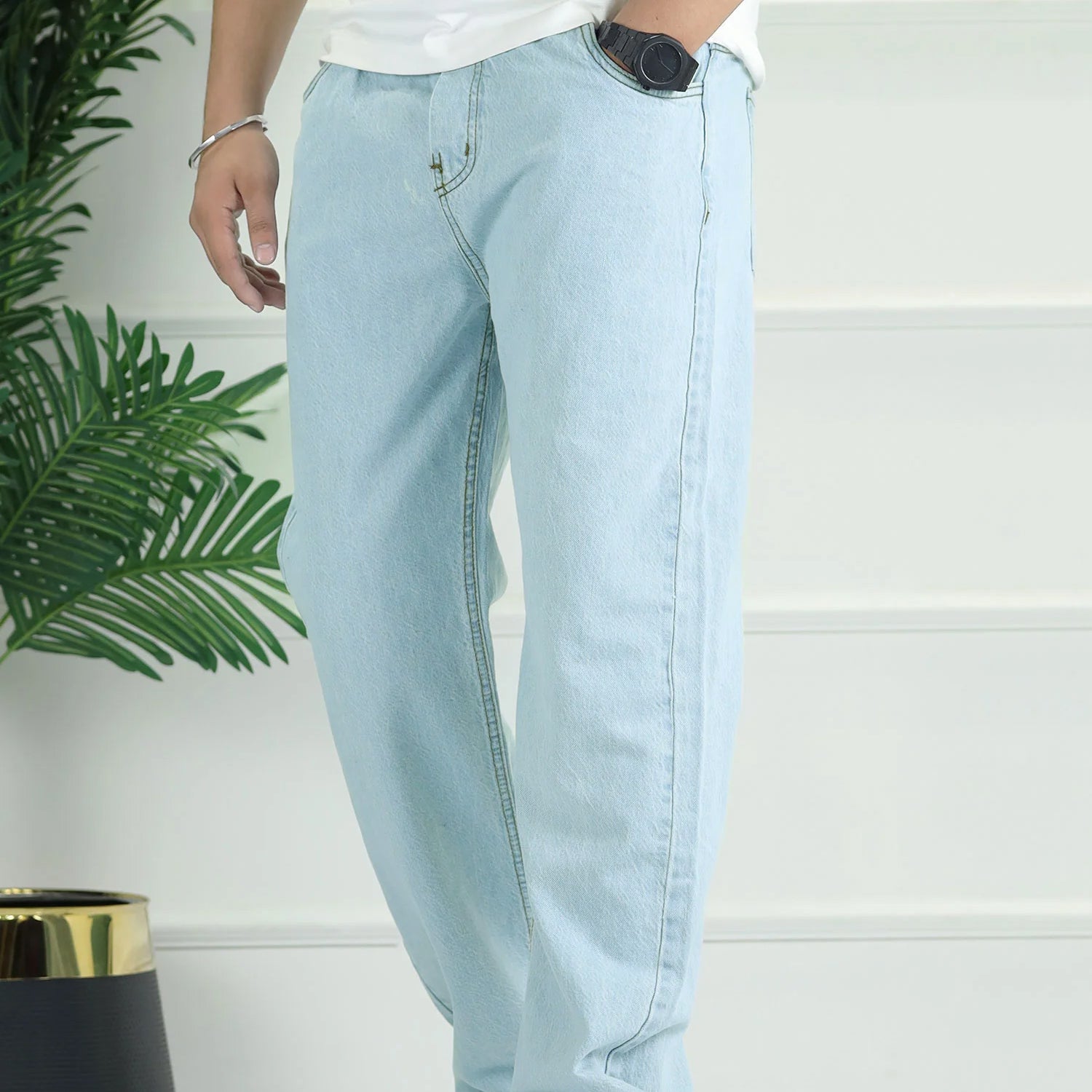 Denim 'Urban Skater' Comfort-Waist Baggy Jeans