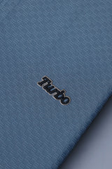 Turbo Abstract Symmetry Zip-Collar Men's Polo Shirt