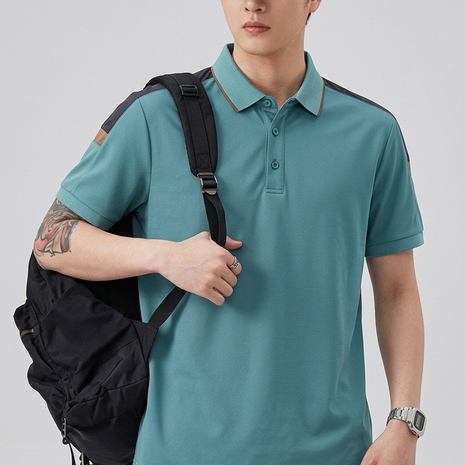 Men's Precision Stitch Polo T-Shirt*