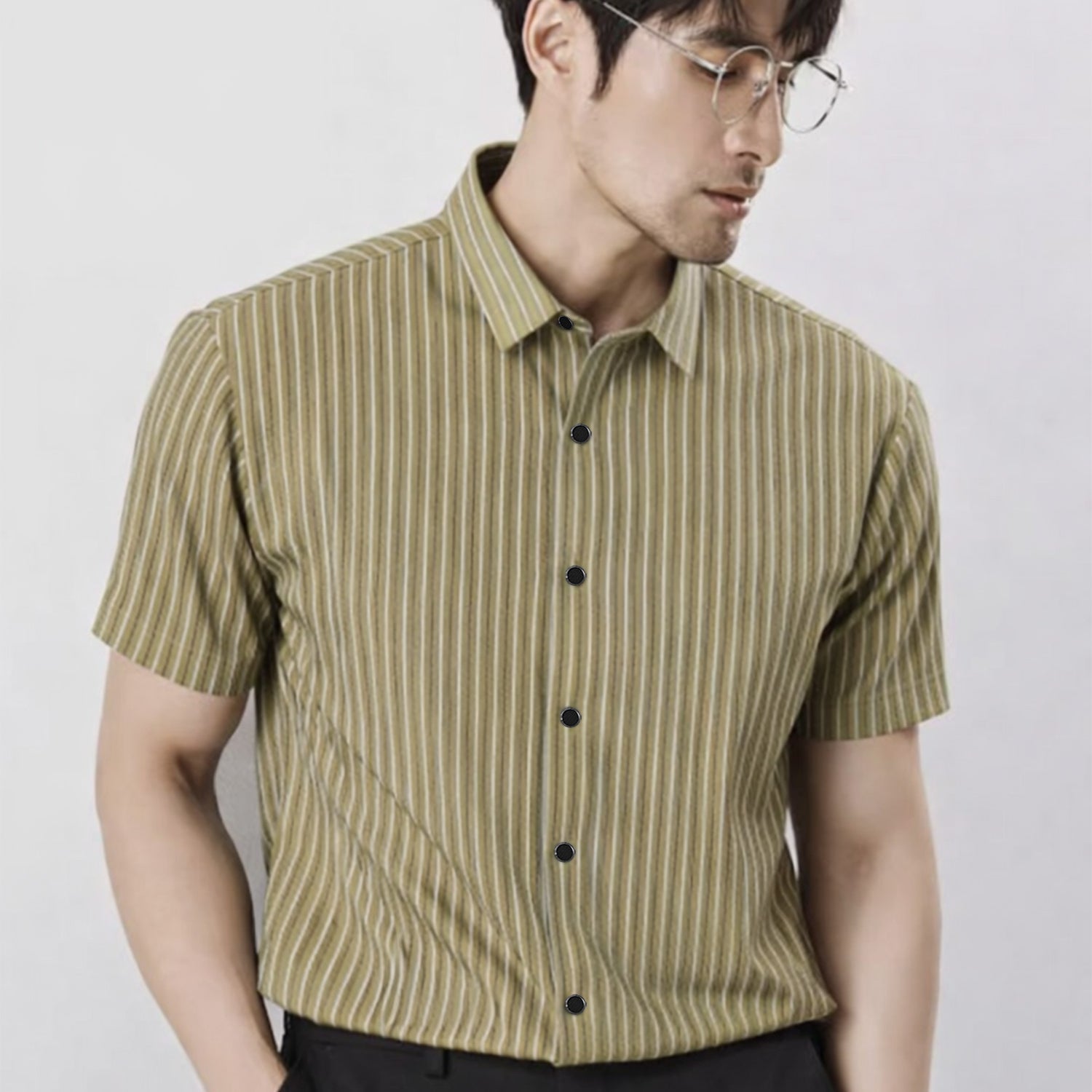 Turbo Vertical Edge Comfort Casual Shirt*