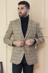 Classic Rich Ember Tone Mens Casual Blazer