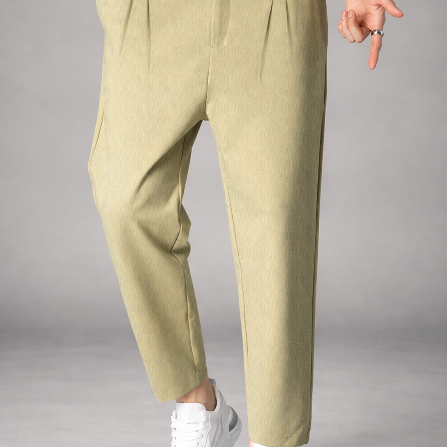 XRSN Double Plate Style Slim-Fit Trouser