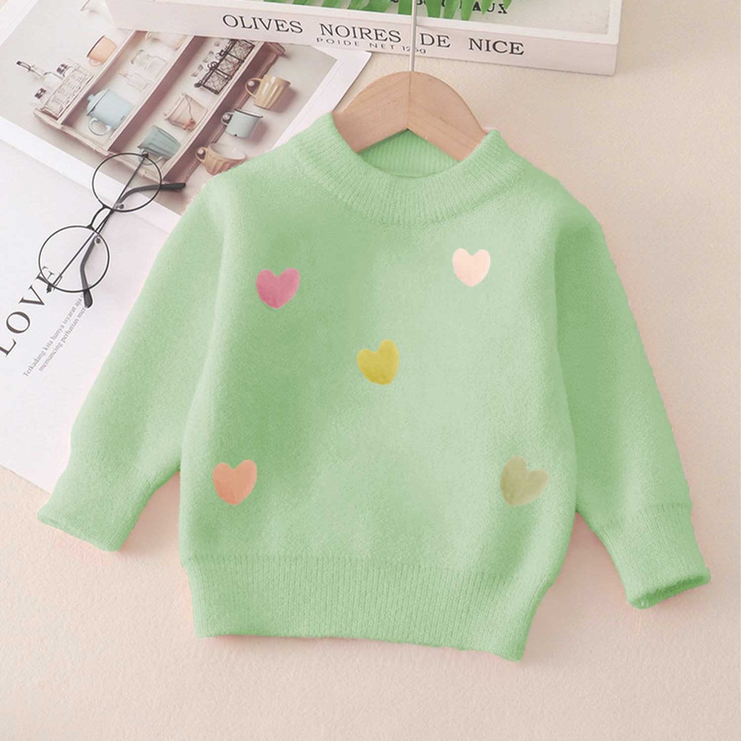 Comfy Cute Girls Imported Kids Sweater