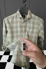 Turbo FearLess Checked Long Sleeve Cotton Casual Shirt