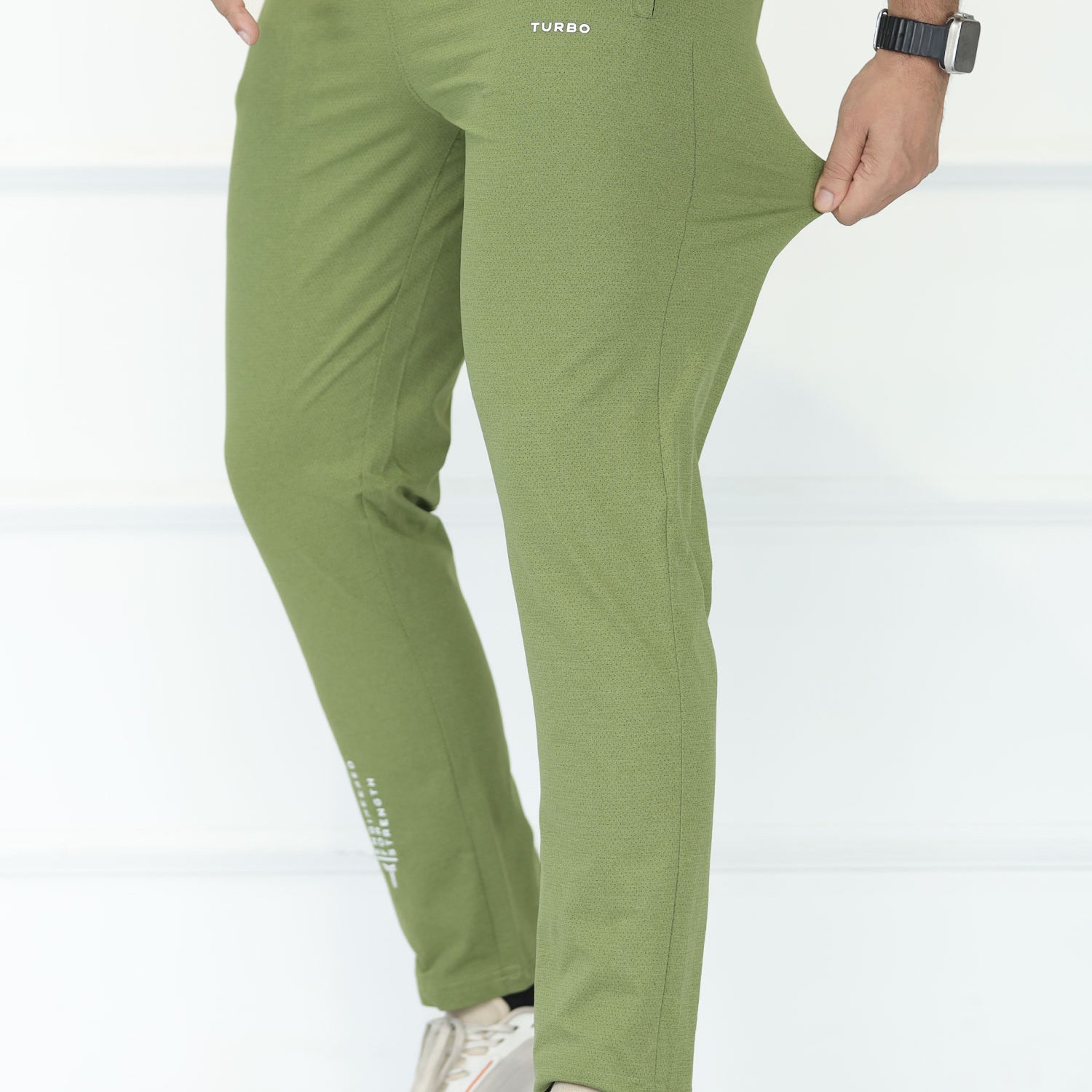 Turbo 'Kinetic-Stretch' Performance Dry-fit Trouser In Light Green