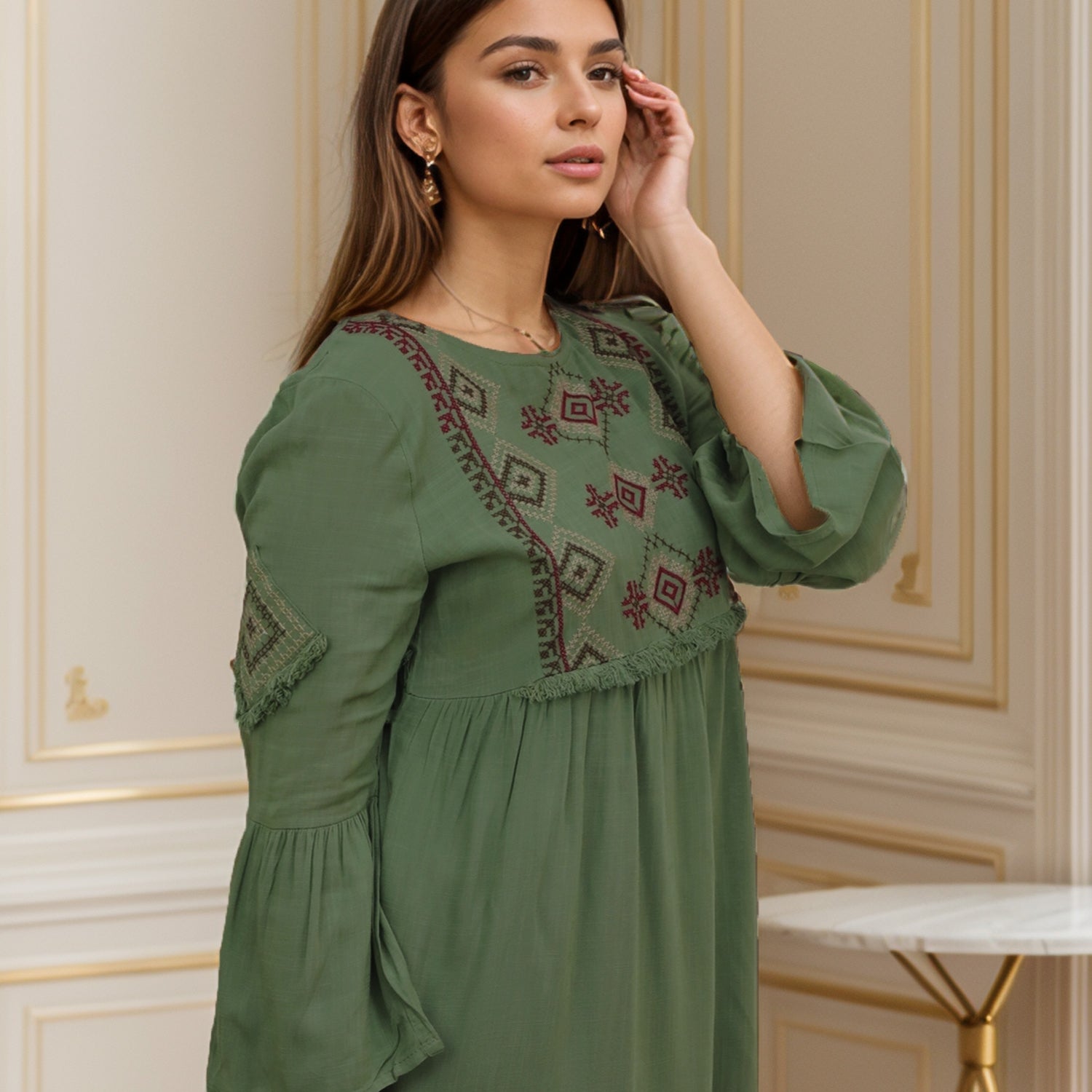 Embroidered Design fancy Turkish Imported Top