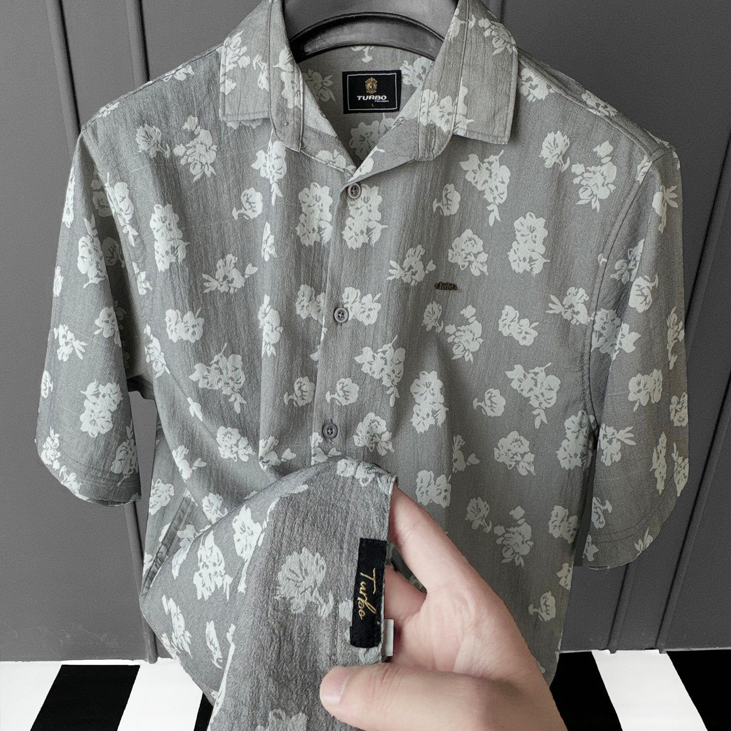 Turbo Rich Floral Printed Casual Shirt