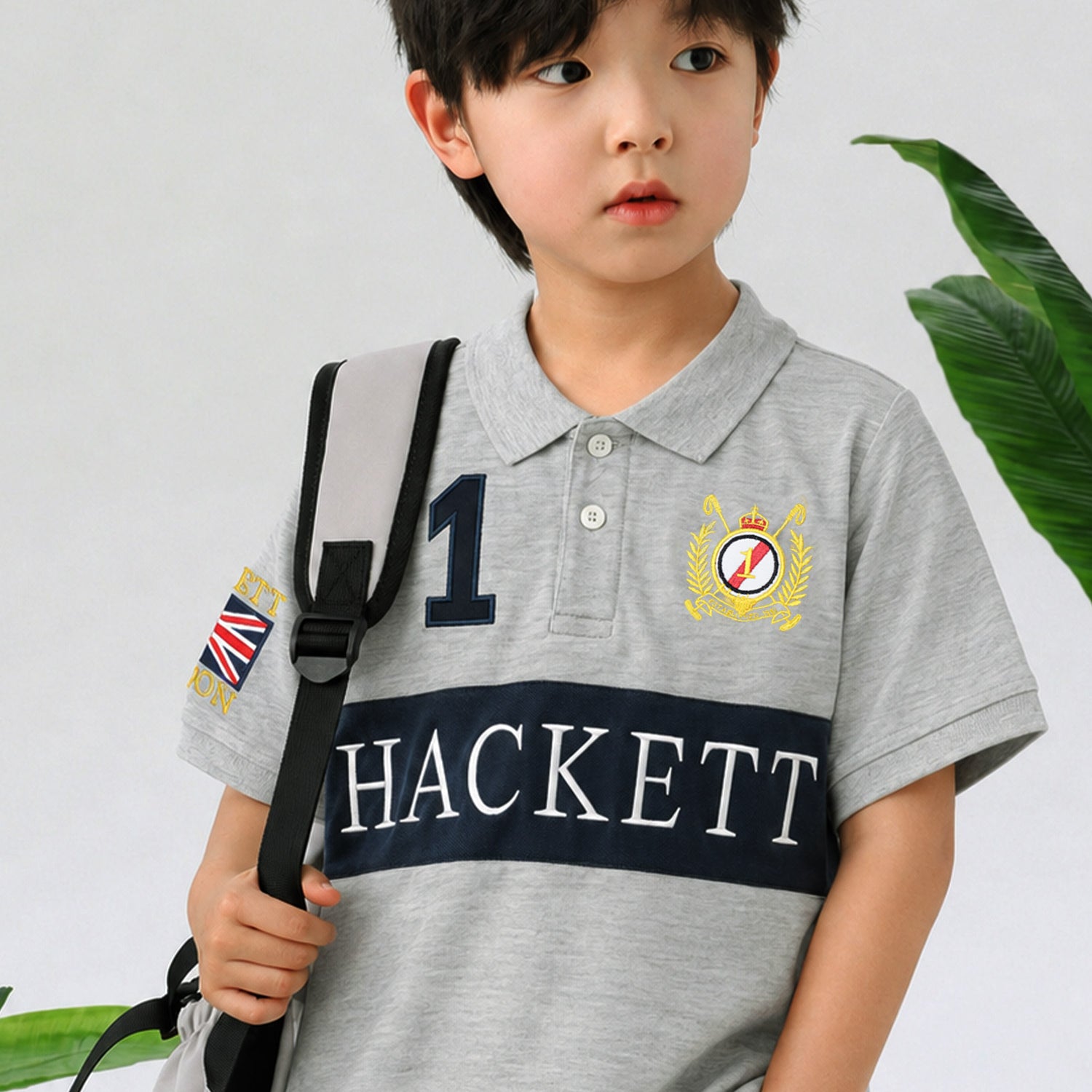 Hcket Classic Fit Younger Kids Polo Shirt