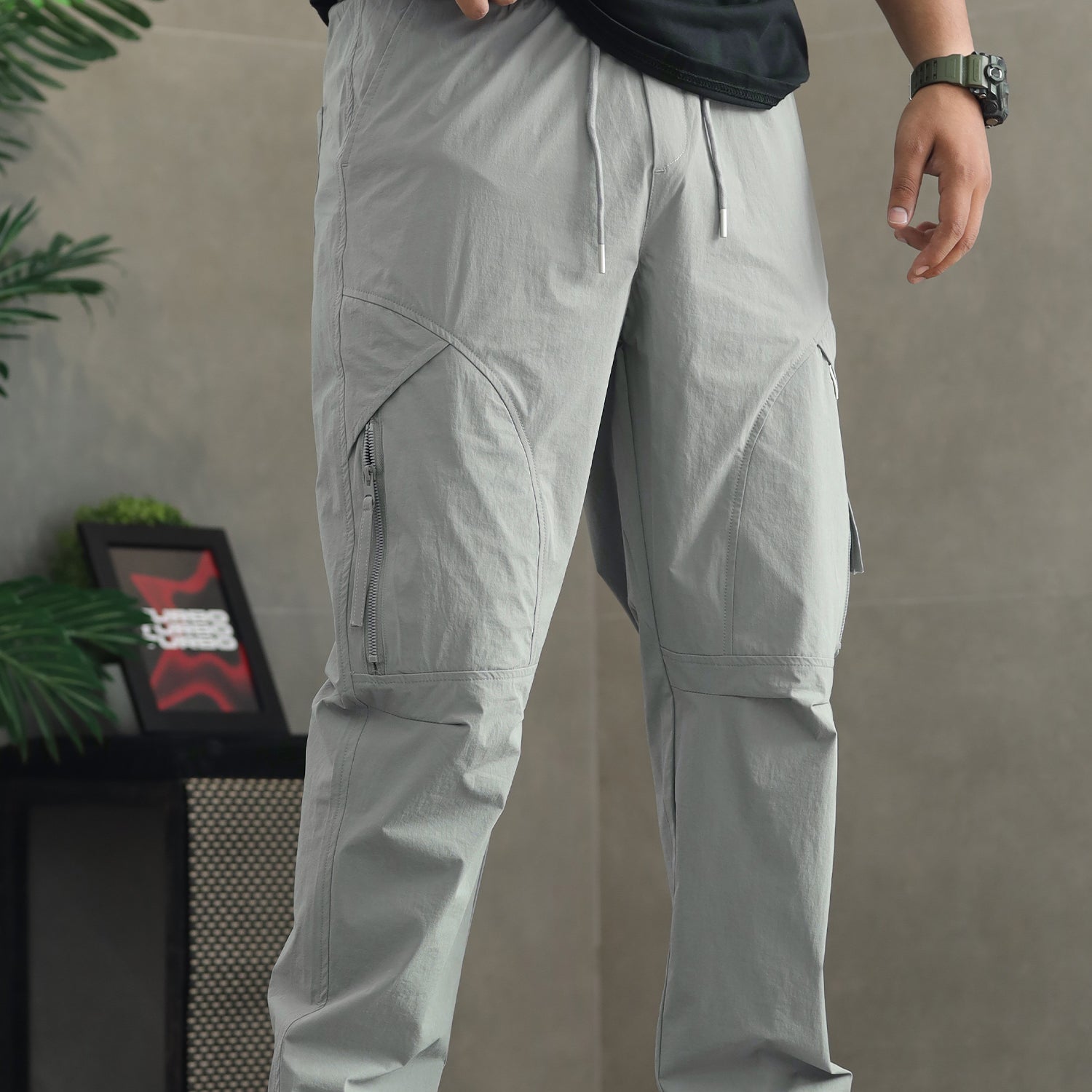 Men's Multiple Functional Pockets-Style Cargo Trouser