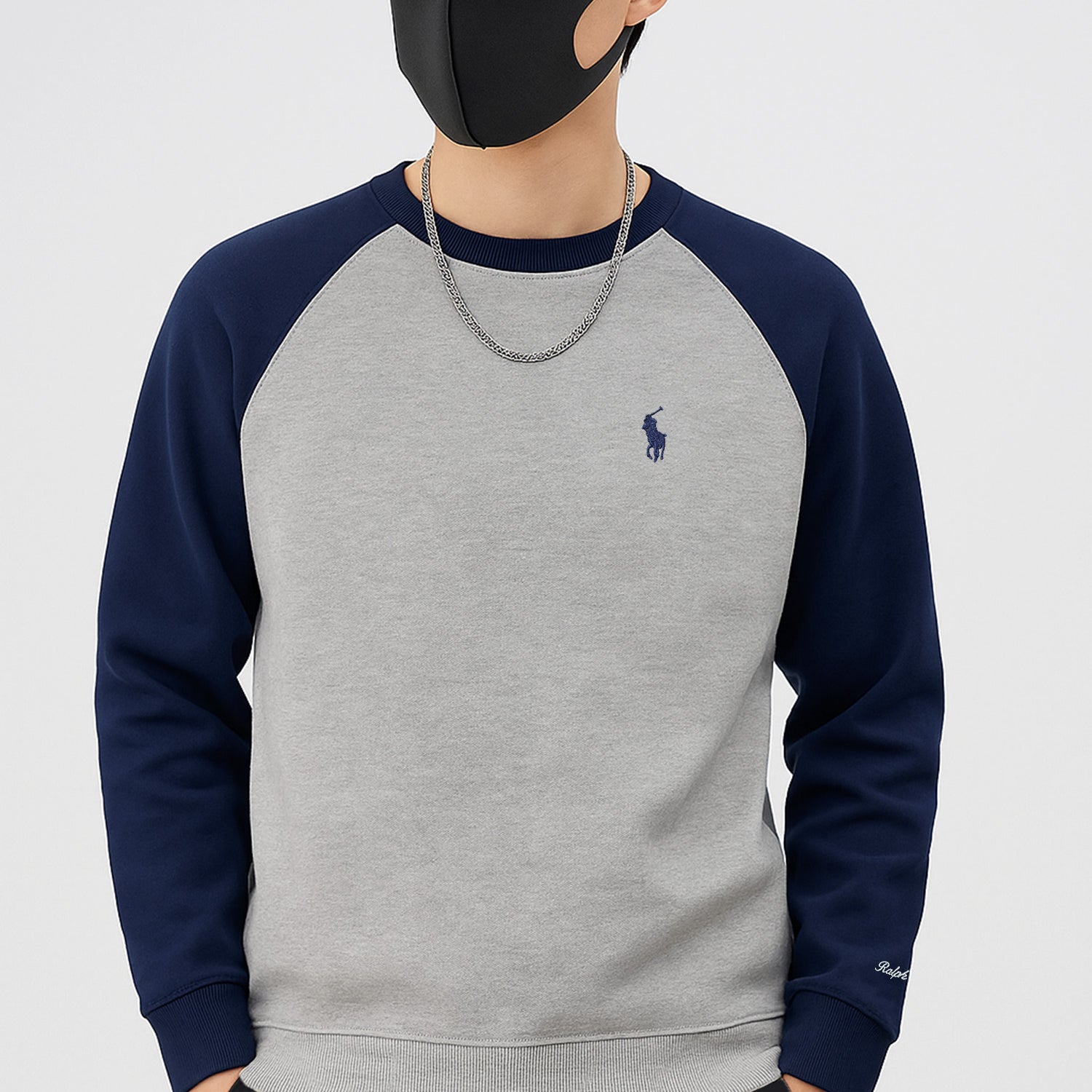 Rph Lren Raglan Pullover Round Neck Imported Men's Sweatshirt