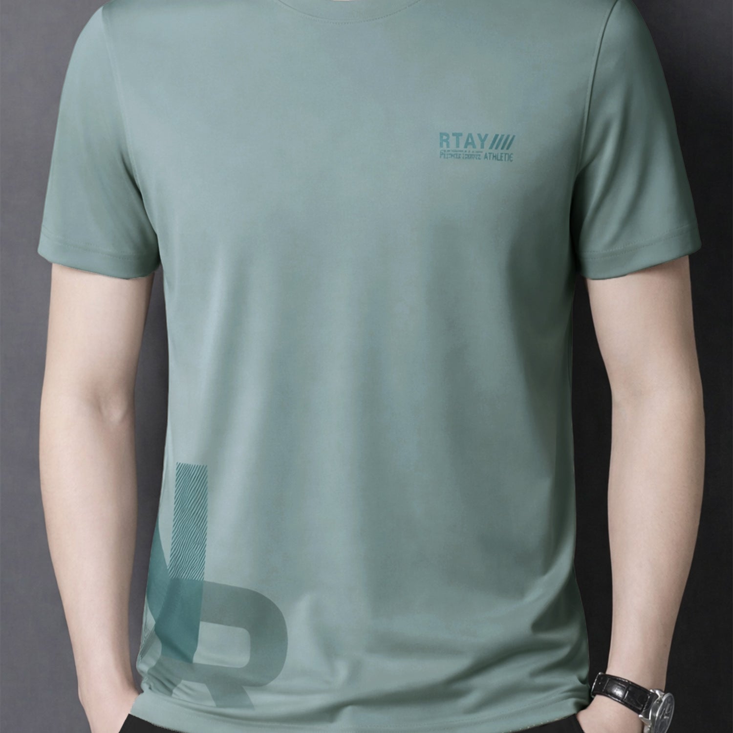 Mens Urban Casual Round Neck T-shirt*