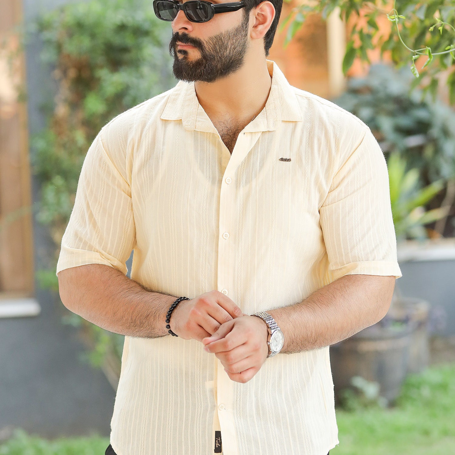 Turbo Textured Champ Casual Shirt