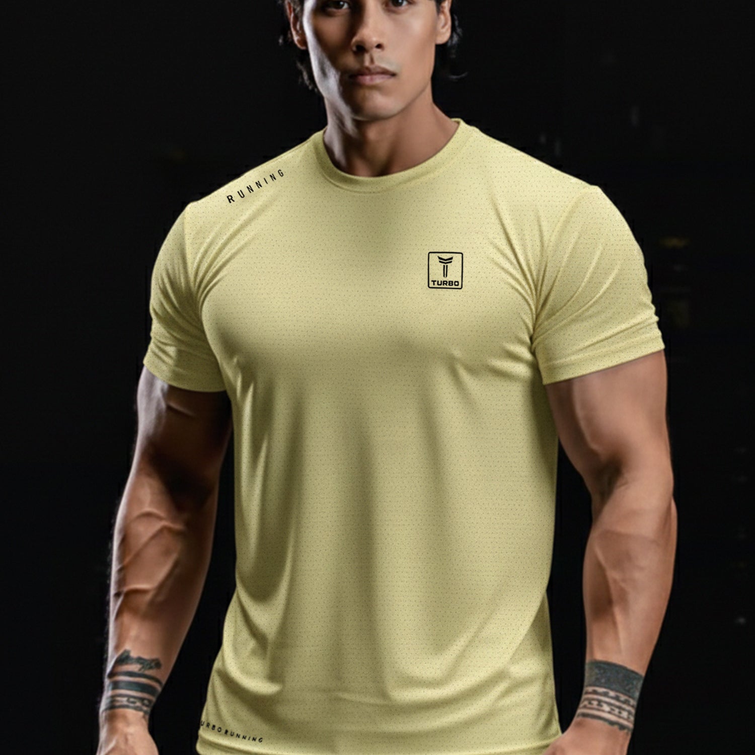 Turbo 'Aero-Flow' Perforated Running Dry-Fit Tee