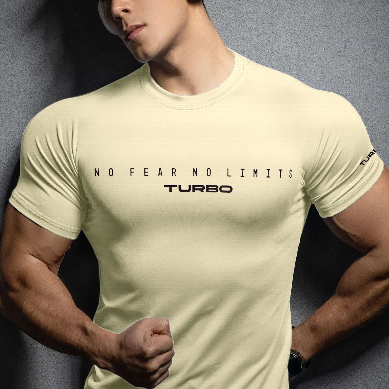 Turbo Motivational Quote ClimaCool Dry-Fit Tee