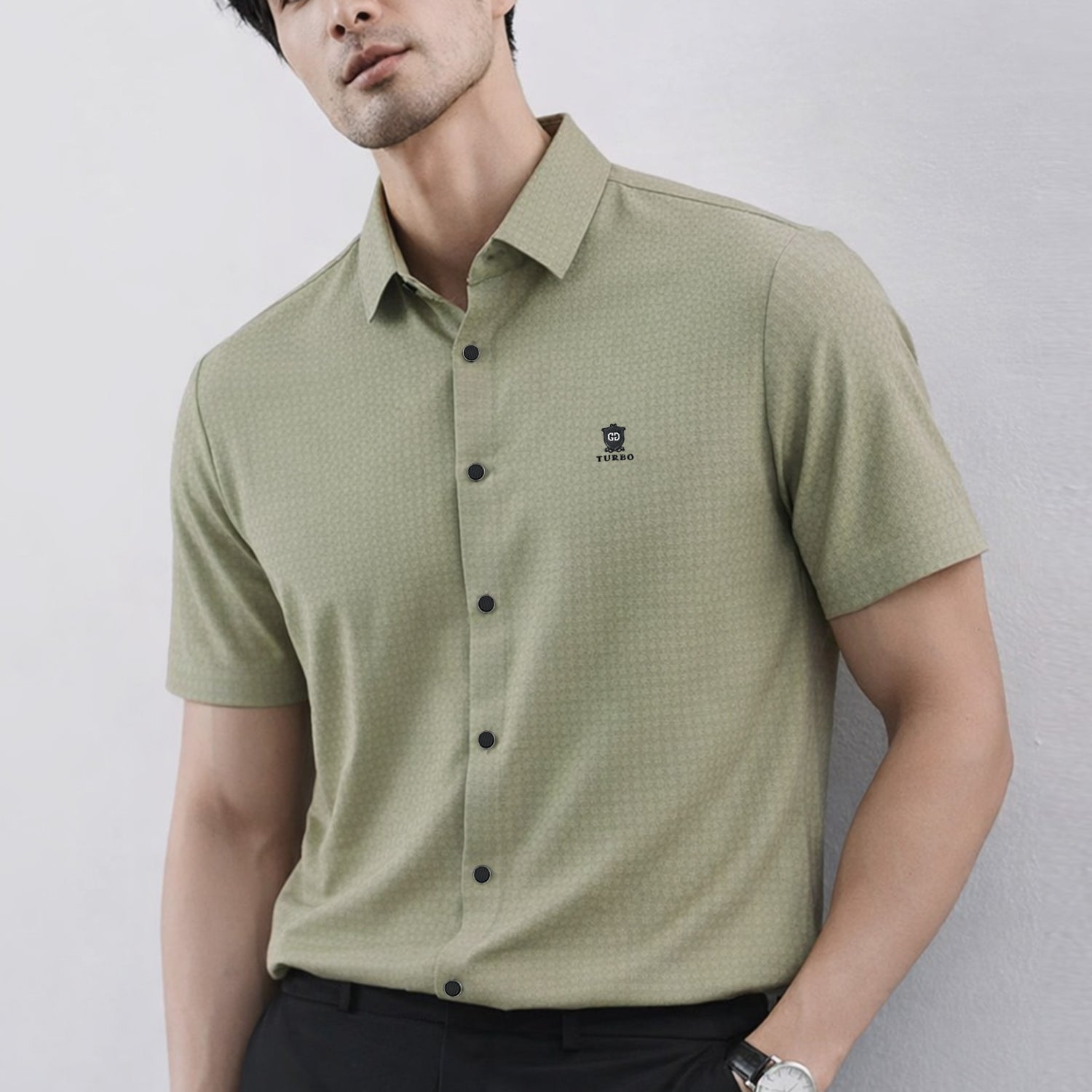 Turbo Prime Pattern Comfort Casual Shirt*