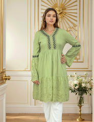 Embroidered Design Sewing Pattern Turkish Imported Top