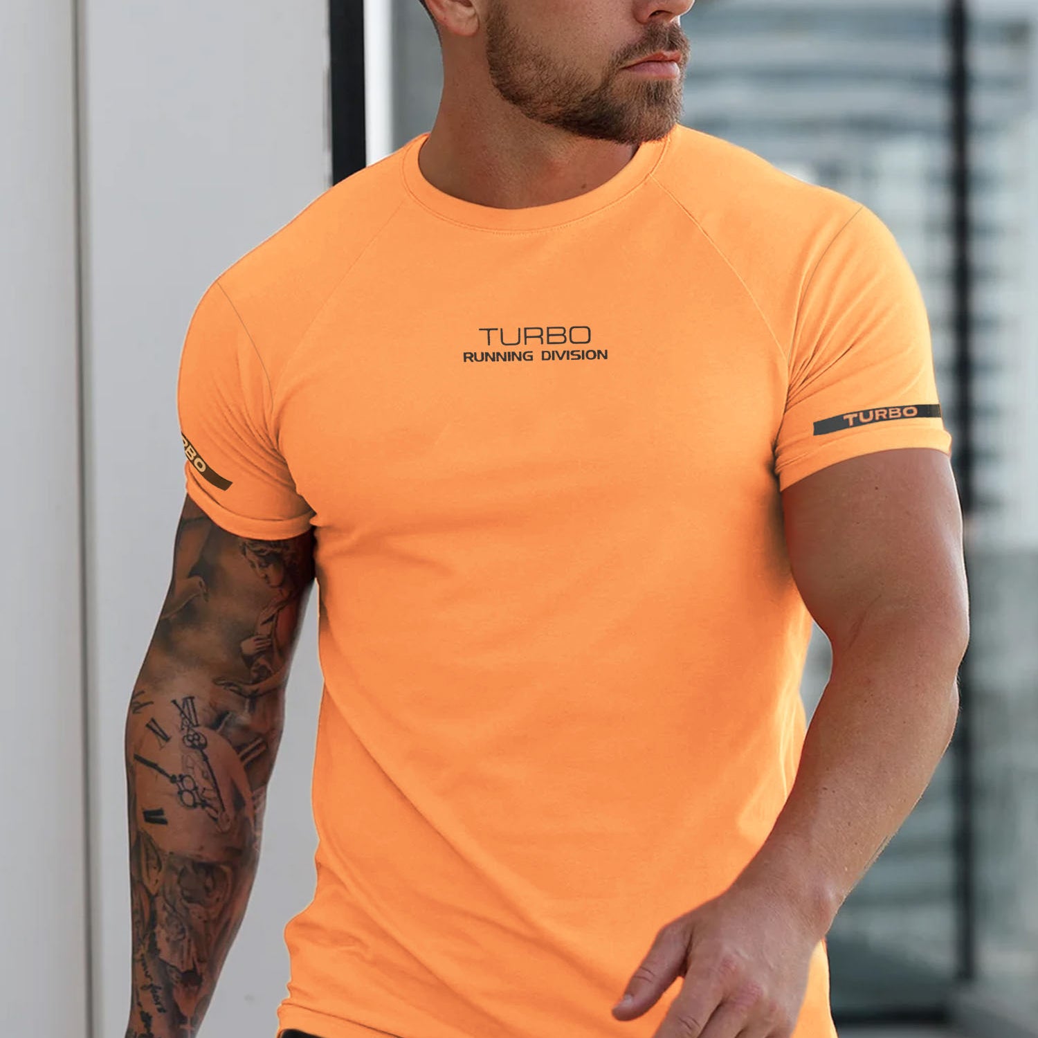 Turbo 'Running Division' Raglan Sleeve Dry-Fit Tee