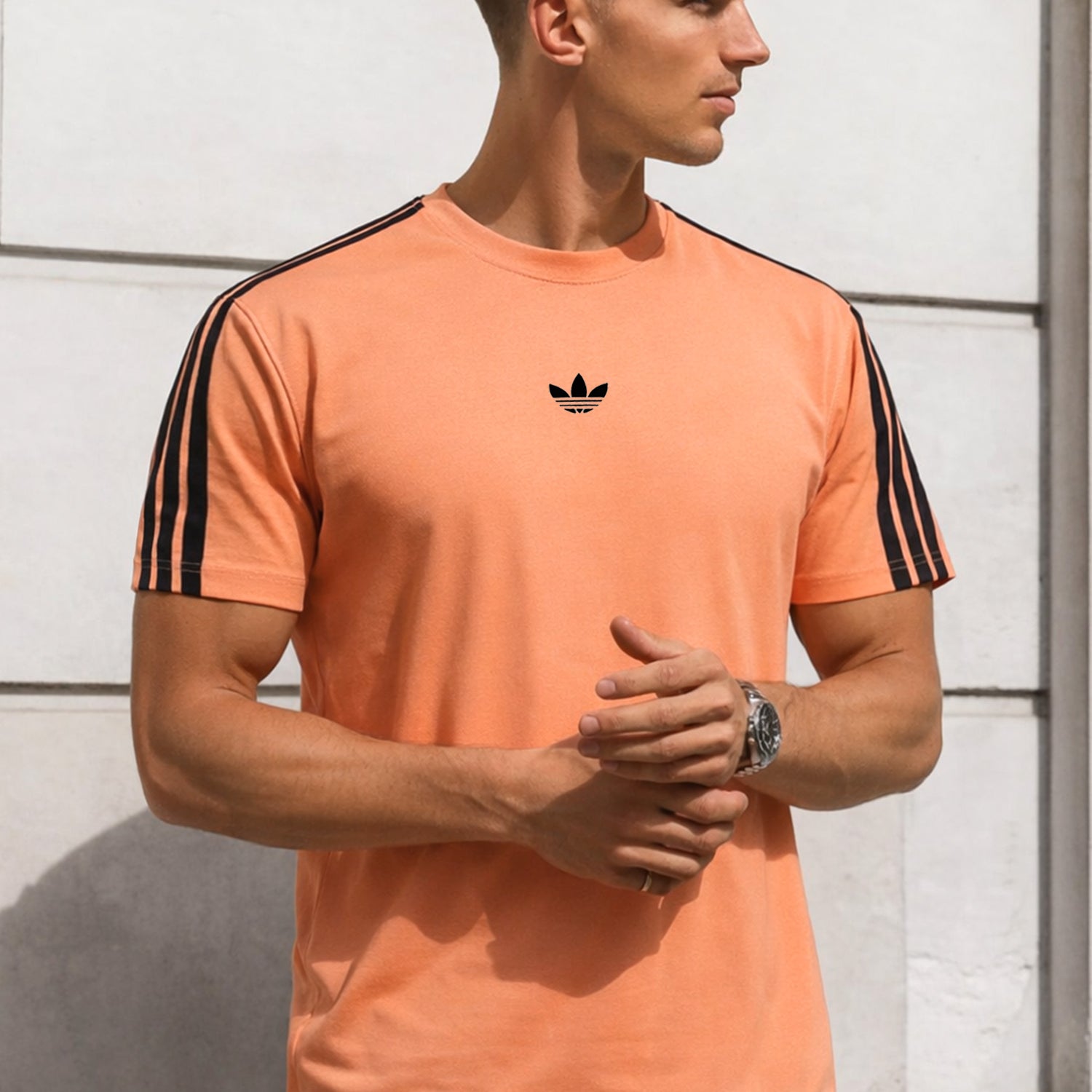 Adds Trefoil Boxy Men's Tee