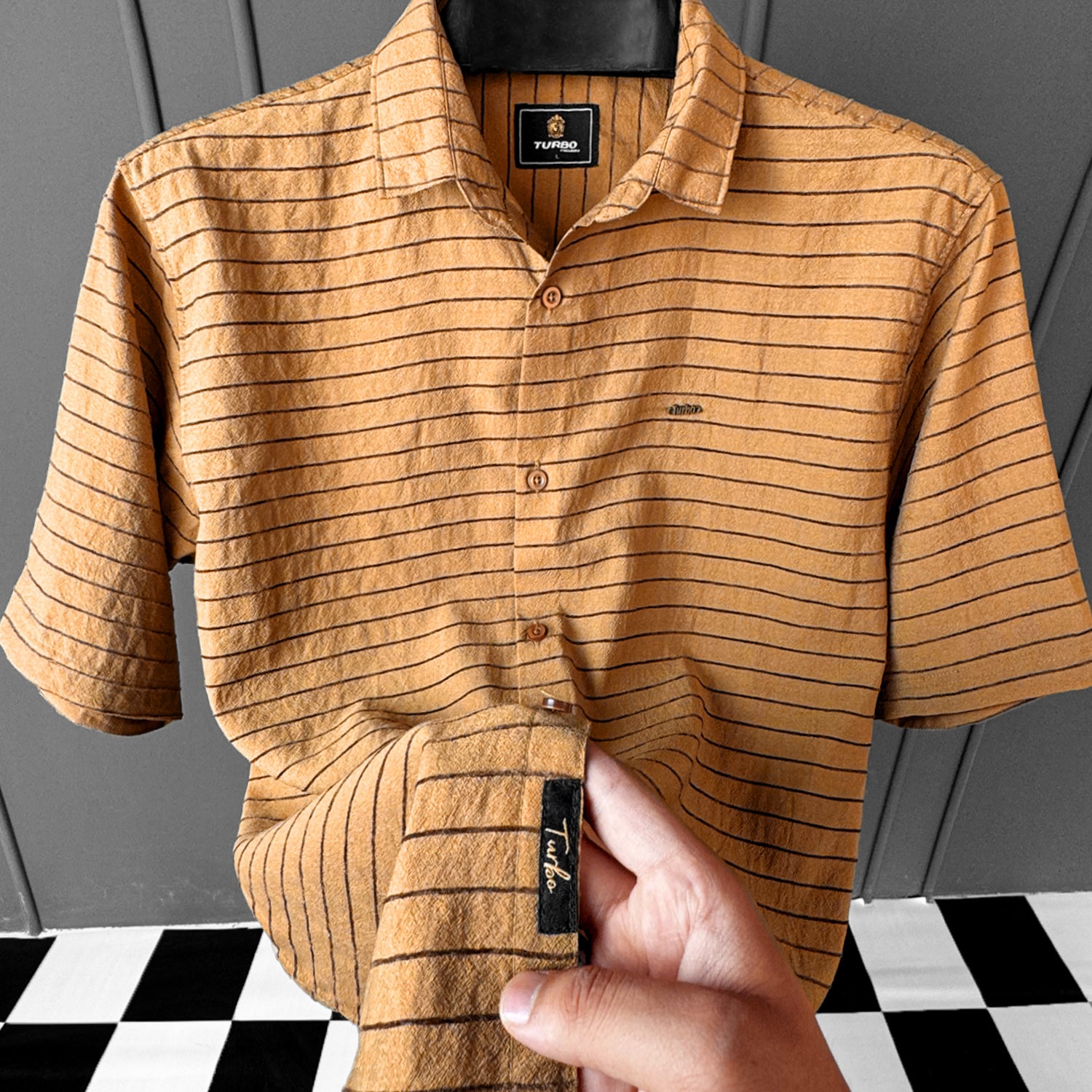 Turbo Snitch Striped Casual Shirt