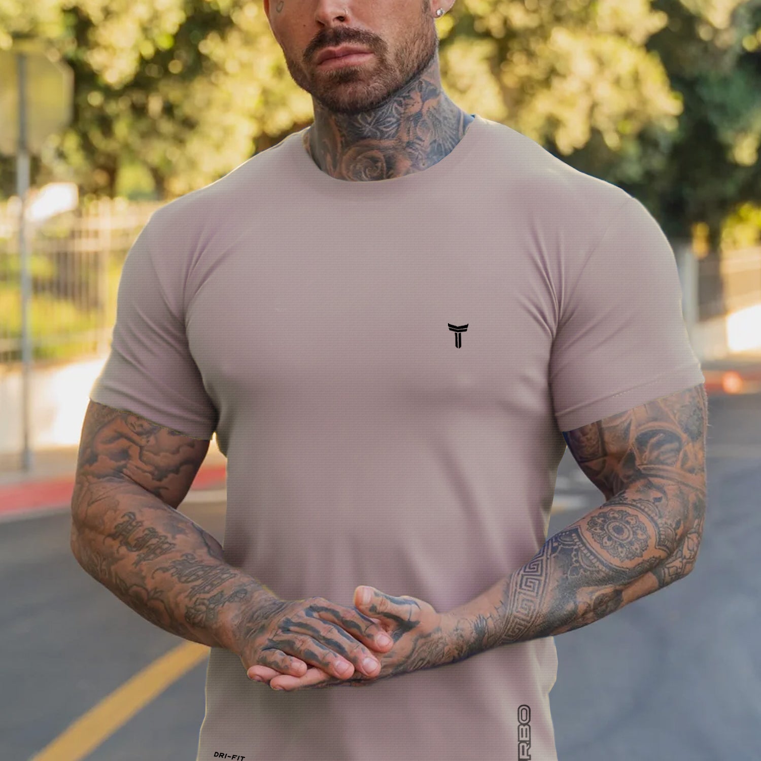 Turbo 'Street-Style' Drop-Shoulder Graphic Dry-Fit Tee