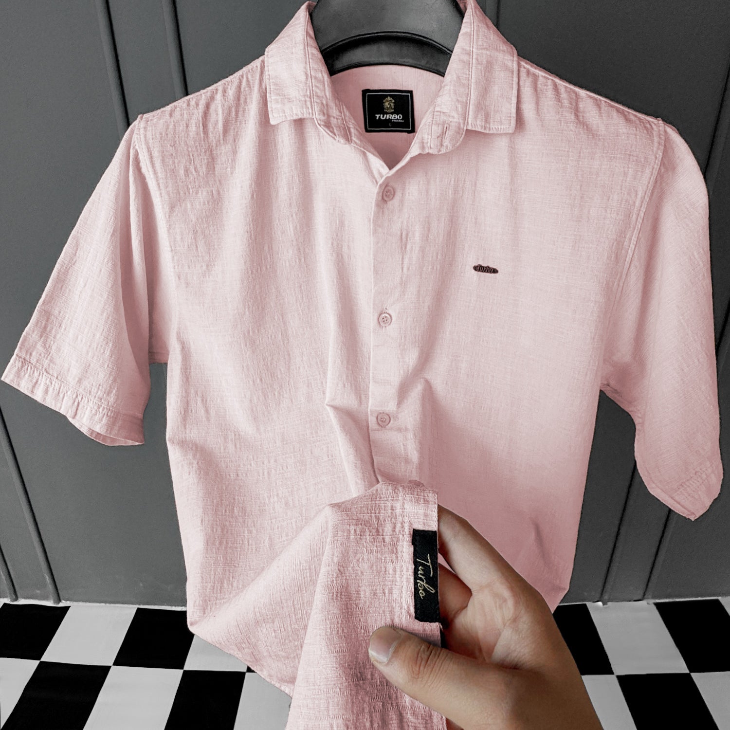 Turbo Textured Relaxed Fit Casual Shirt
