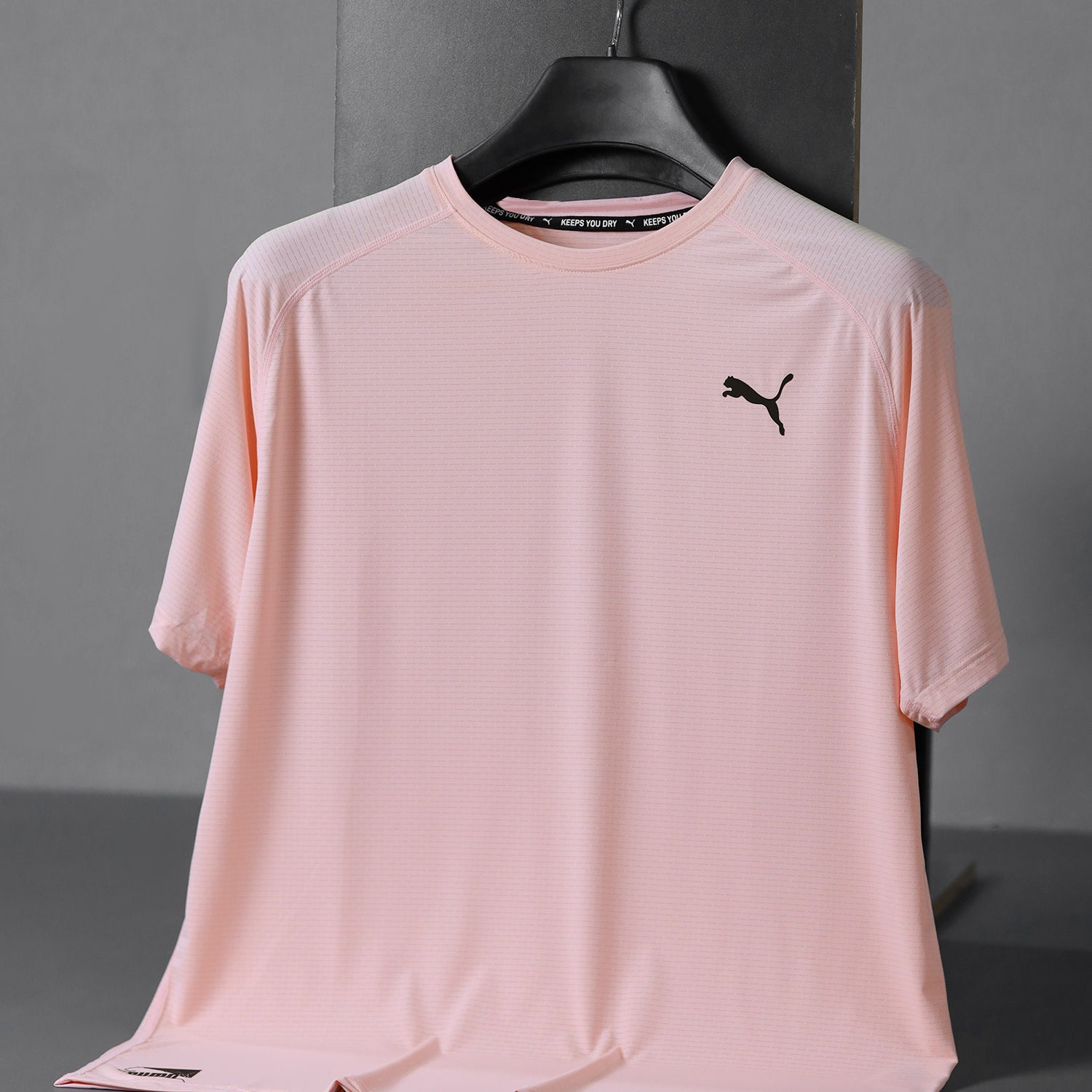 Pma Lightspeed Running Imp Dry-Fit Tee In Light Pink