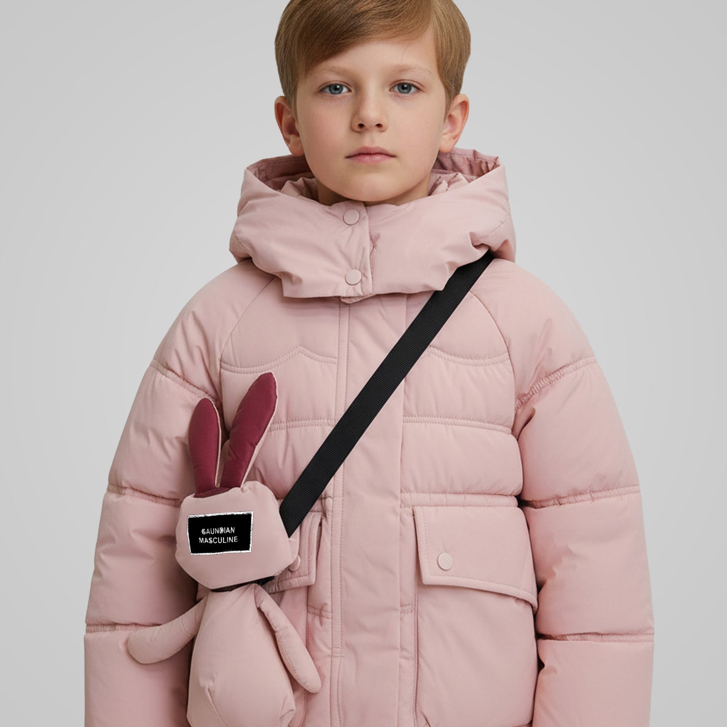 Quilted Padded Hooded Kids Puffer Jacket