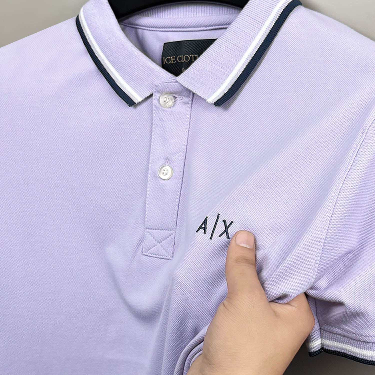 Armni Excnge Bold Heritage Men's Polo Shirt