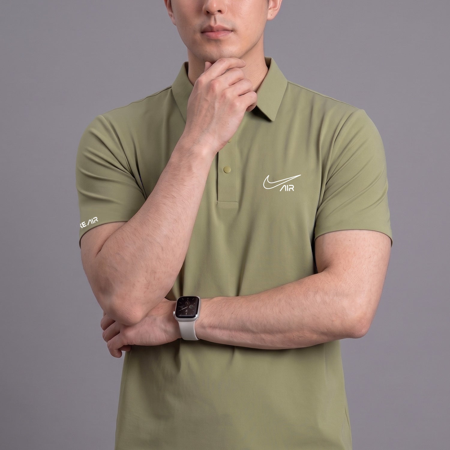 Nke Solid Victory Imp Dry-Fit Polo