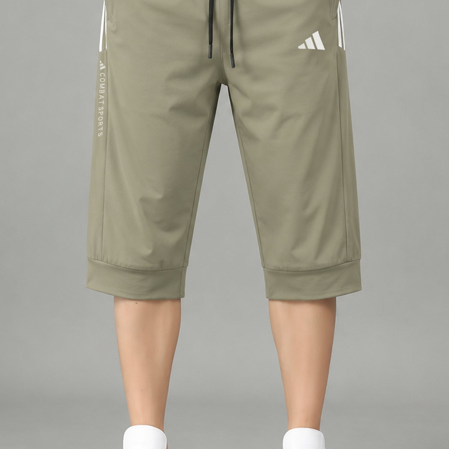 Adds Quarter 3-stripe design Imp Dry-Fit Men's Shorts