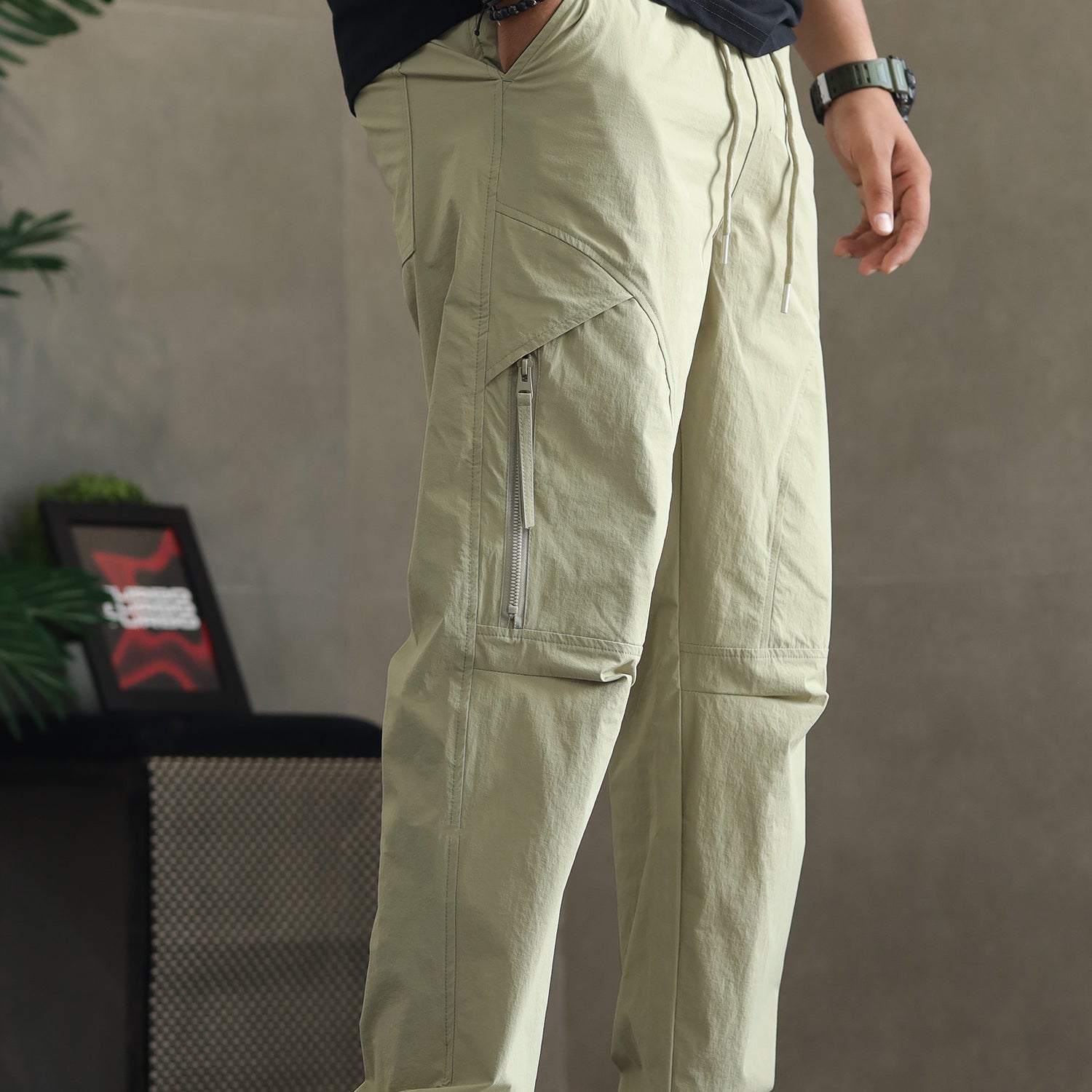 Men's Multiple Functional Pockets-Style Cargo Trouser
