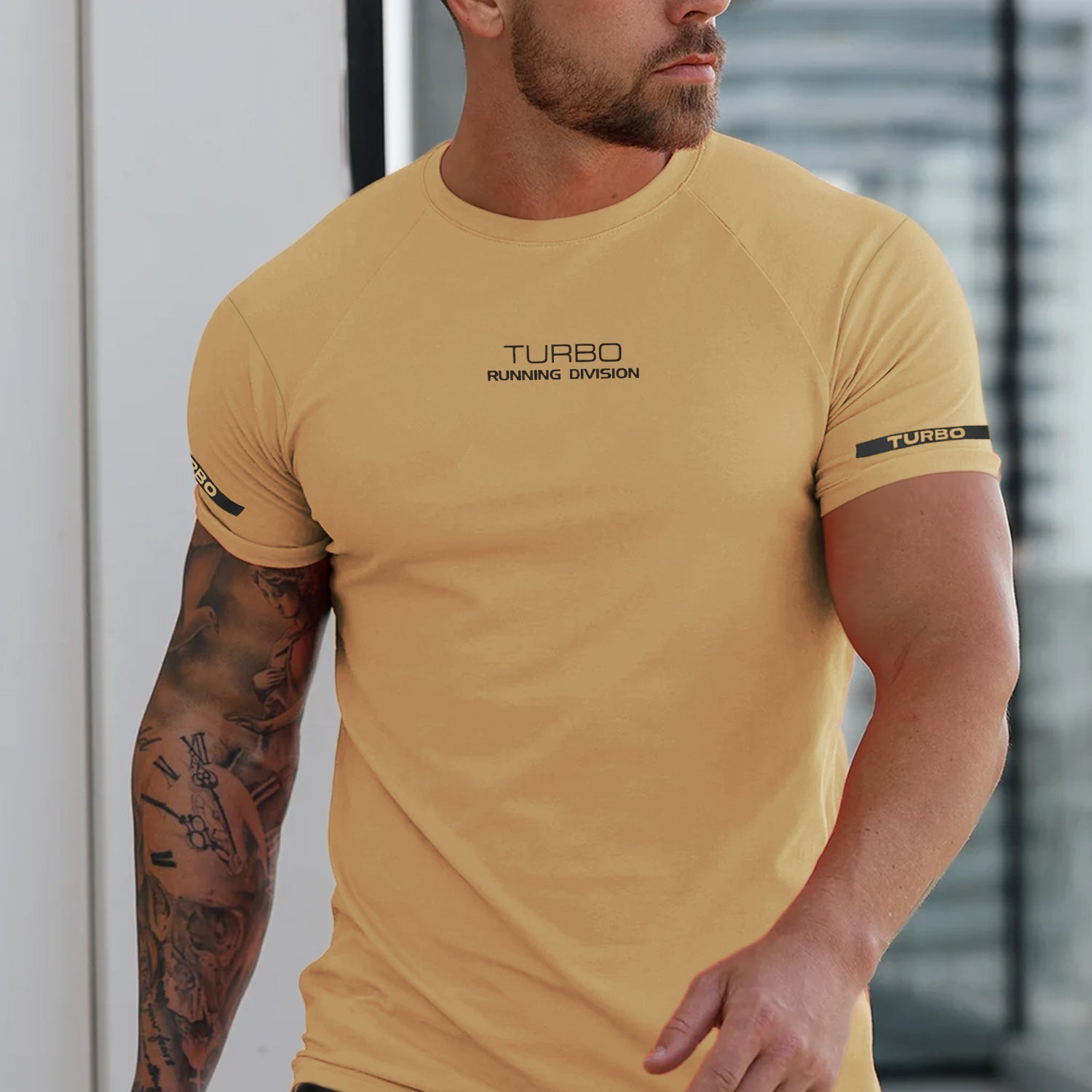 Turbo 'Running Division' Raglan Sleeve Dry-Fit Tee