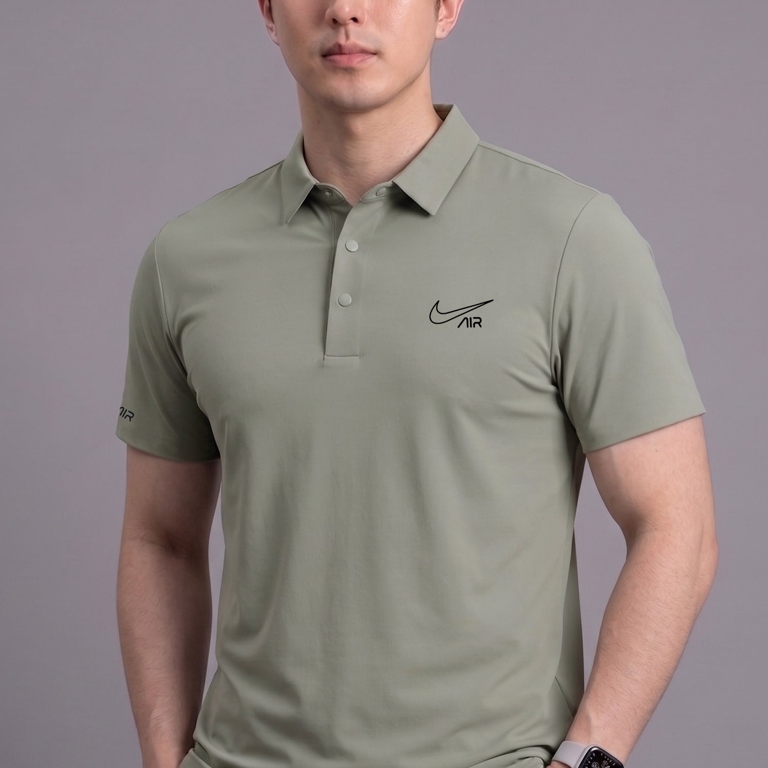 Nke Solid Victory Imp Dry-Fit Polo