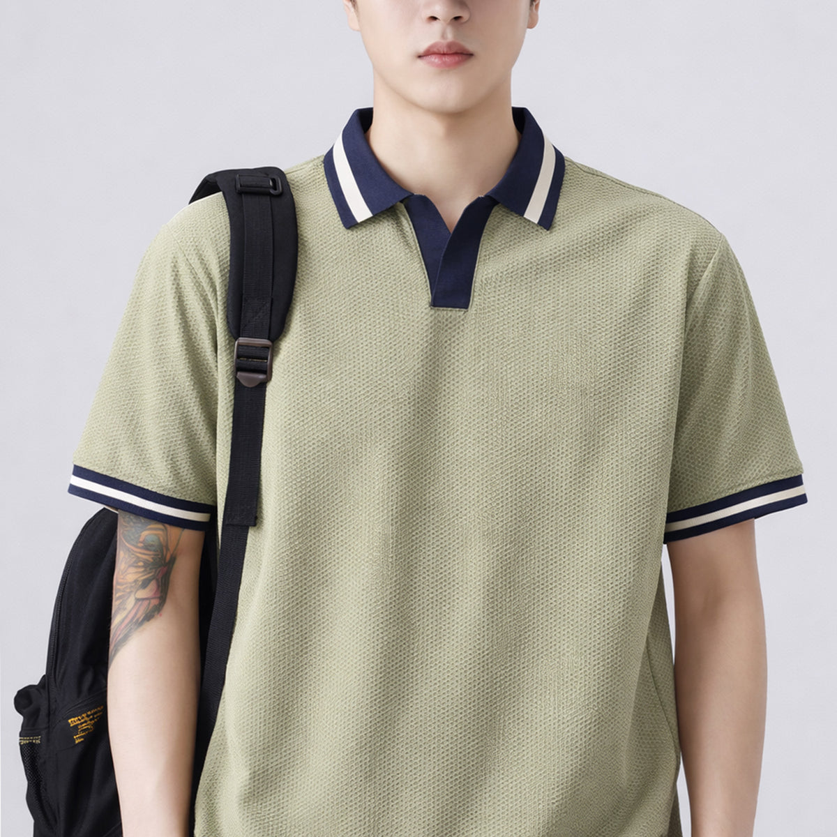 Turbo Cmpus Sutra V-Neck Imp Silk Polo Shirt