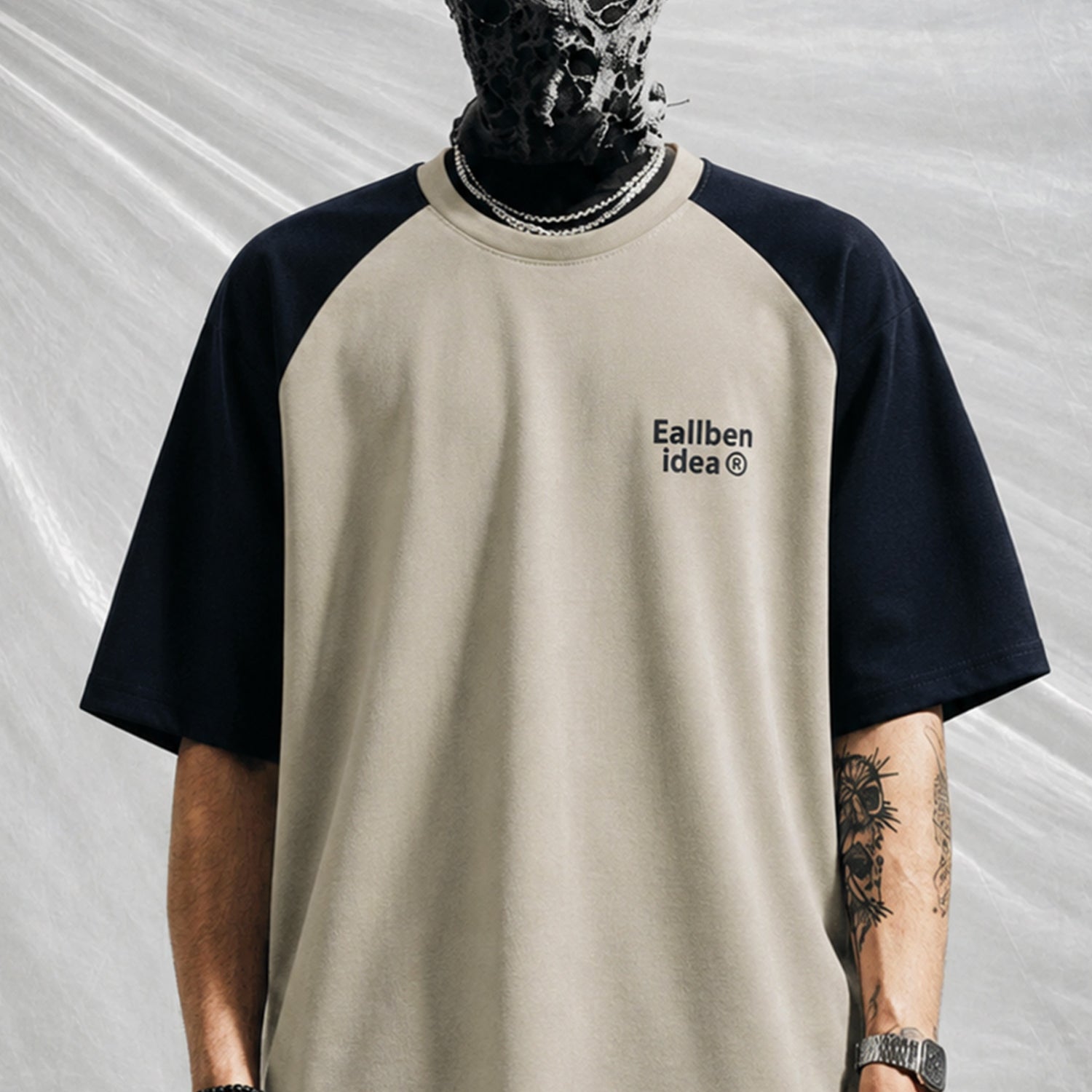 Turbo Relaxed-Fit Raglan Oversize Tee